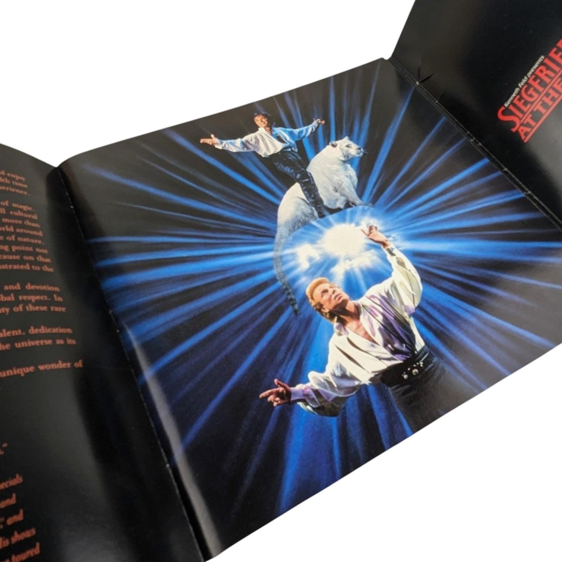 Vintage Siegfried & Roy Mirage Program Book: Las Vegas Magic Memorabilia