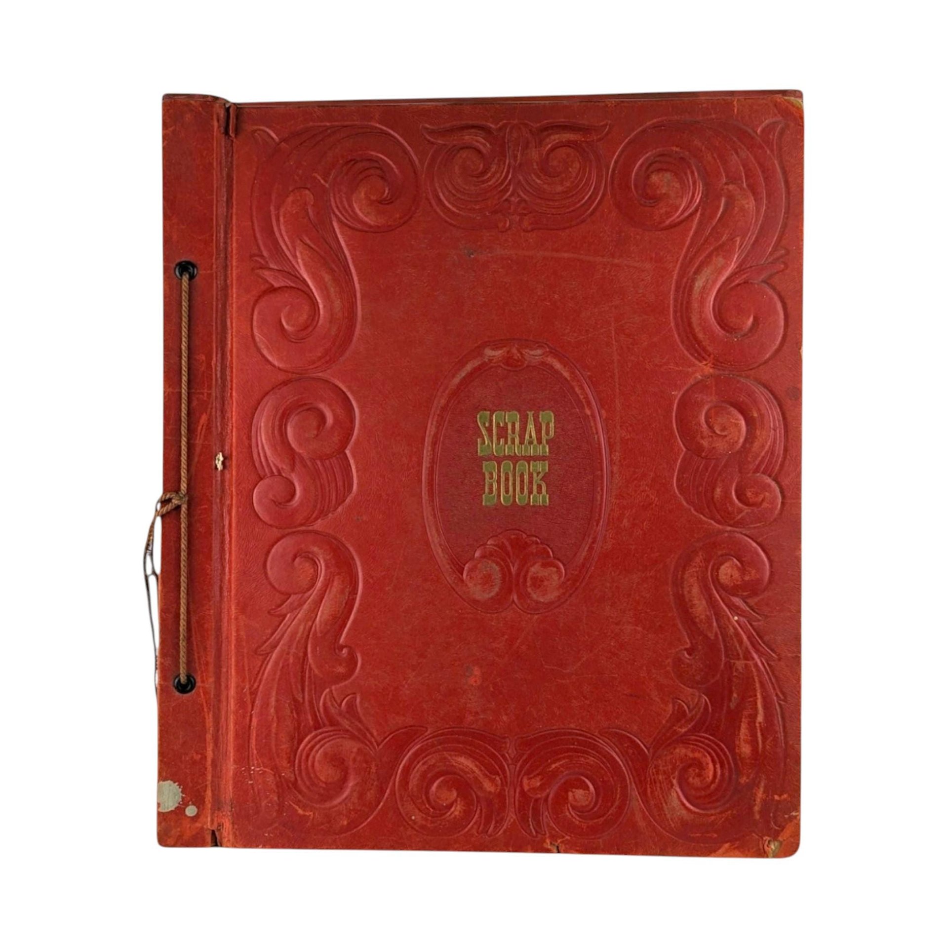 Vintage Norman Rockwell Scrapbook: Jackie Fairchild Personal Ephemera Album