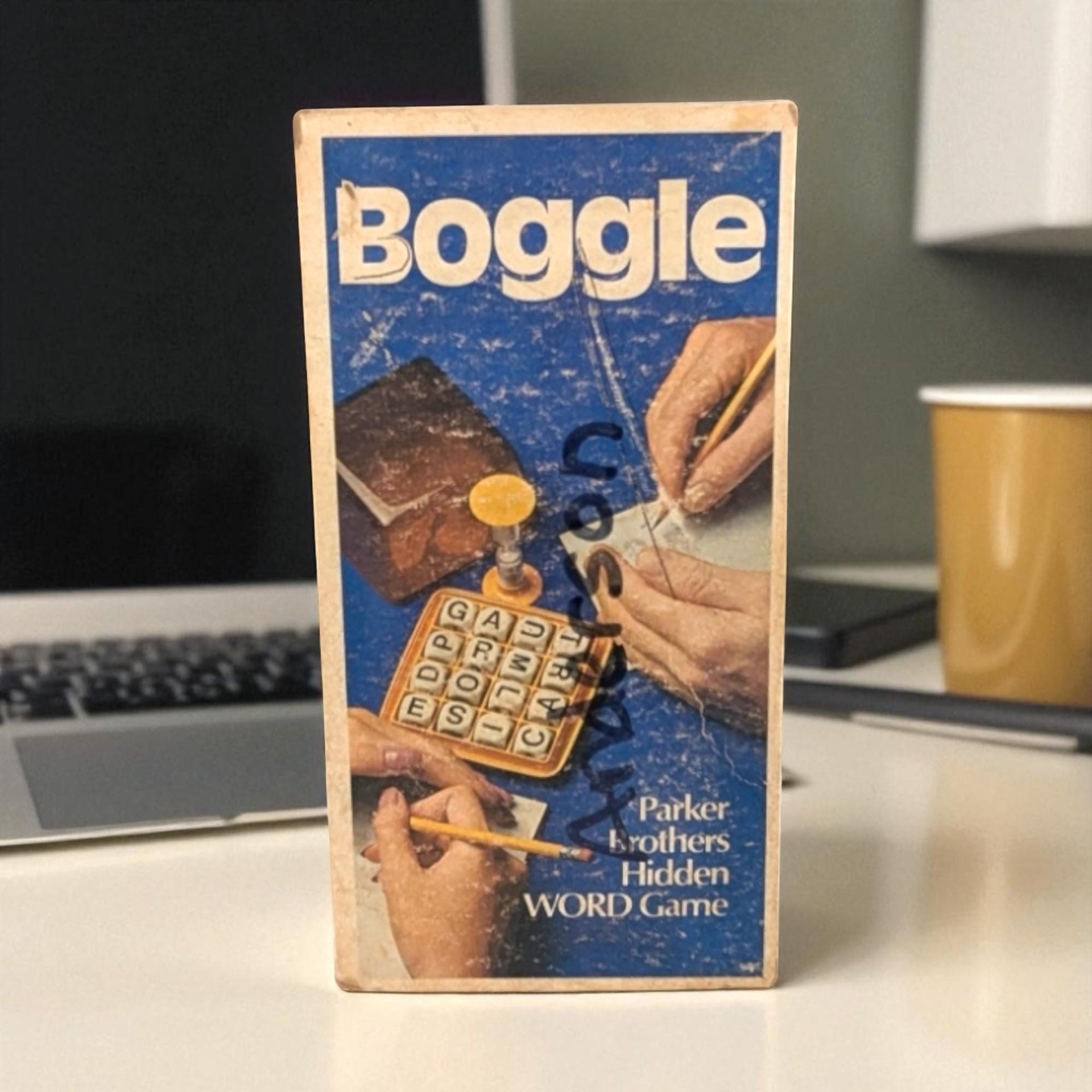 Vintage 1977 Boggle Game: Parker Brothers Word Game, Complete