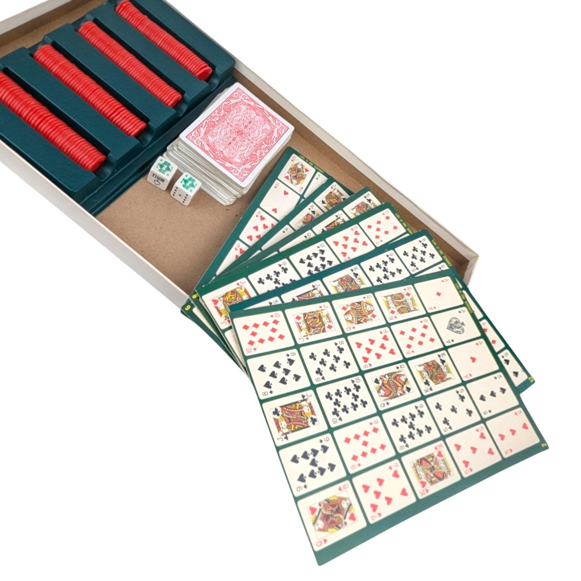 Vintage 1977 Cadaco Poker-Keeno Game: Complete Family Game Night