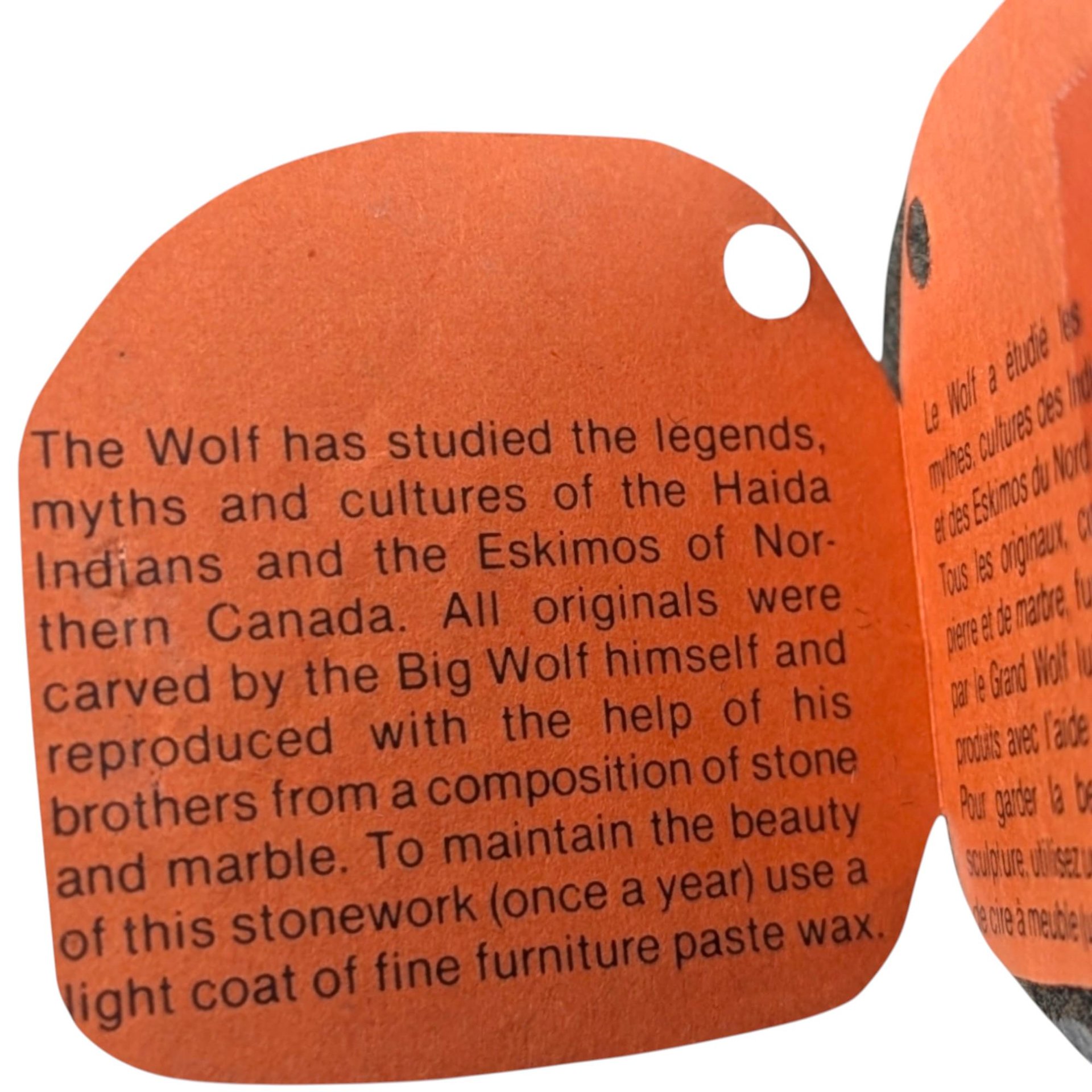 Hand-Carved Stone & Marble Inuit Sculpture: Eskimo with Dog