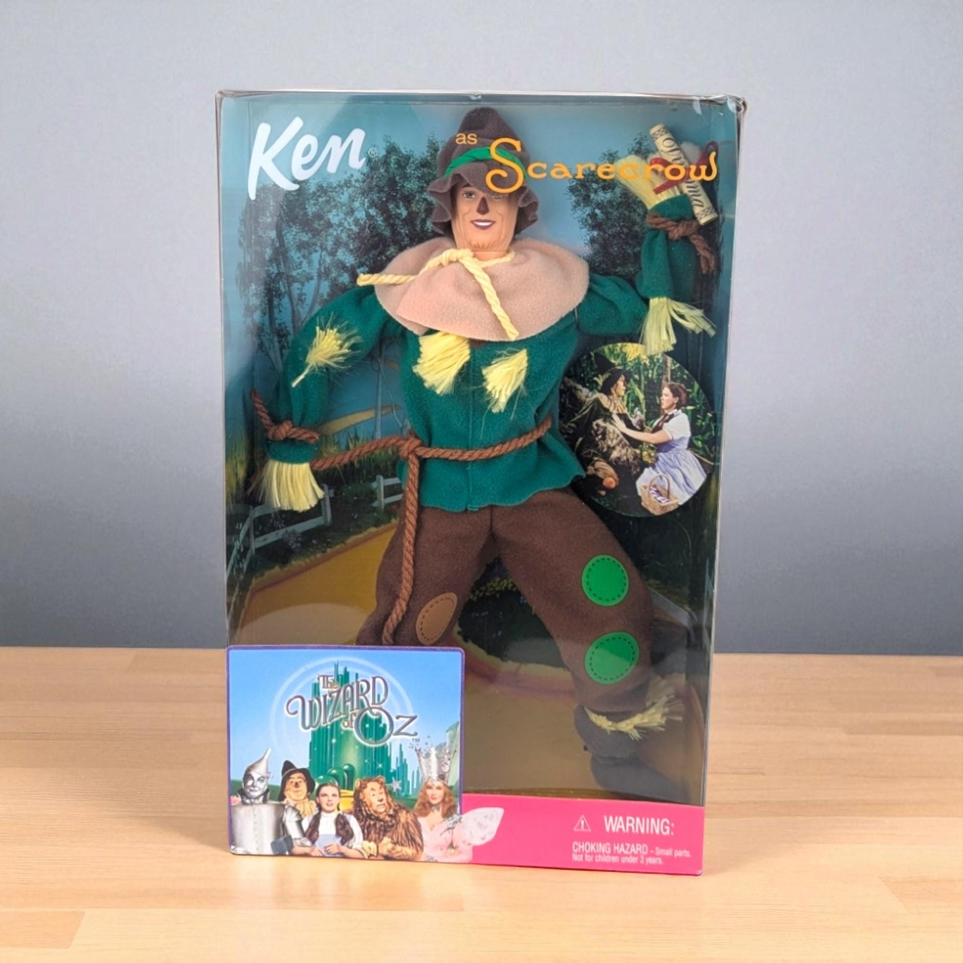 1999 Ken as Scarecrow Doll: The Wizard of Oz, New in Box