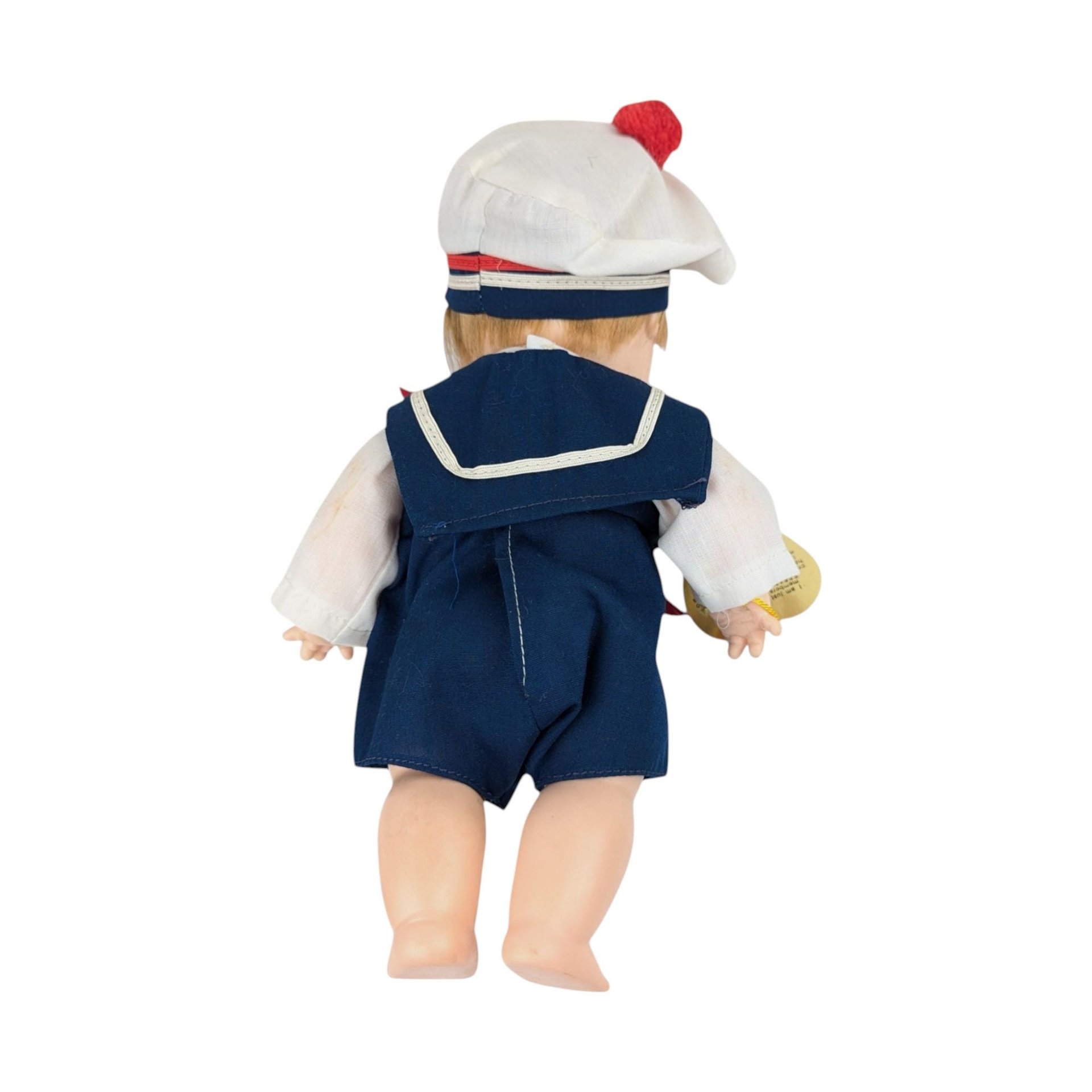 Vintage Effenbee Half Pint Sailor Doll: 10.5" Collectible Plastic Toy