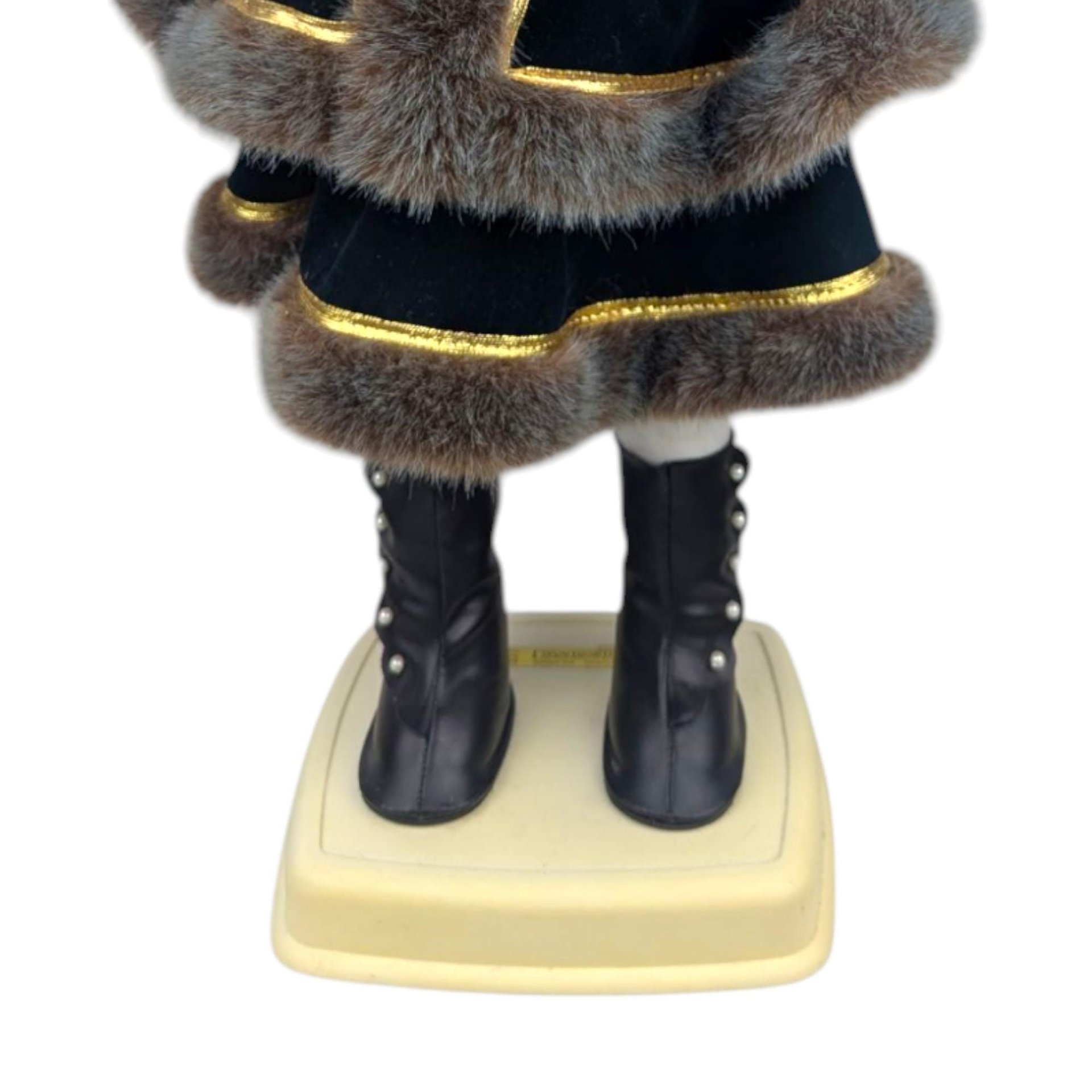 Vintage 1995 Telco Animated Caroler Girl: 25" Light-Up Victorian Christmas Doll