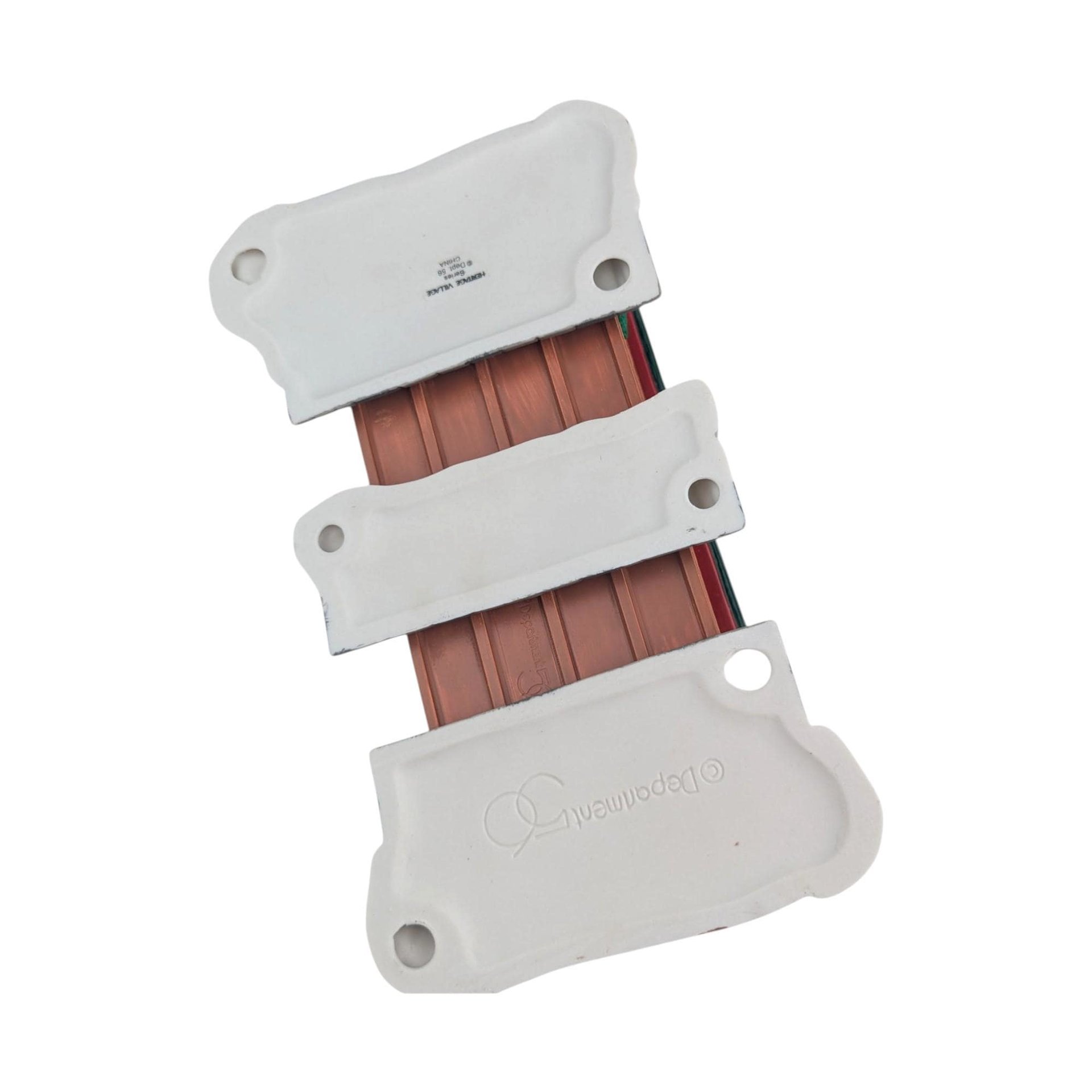 Dept 56 Heritage Village Two Rivers Covered Bridge Figurine: Christmas Village Decor