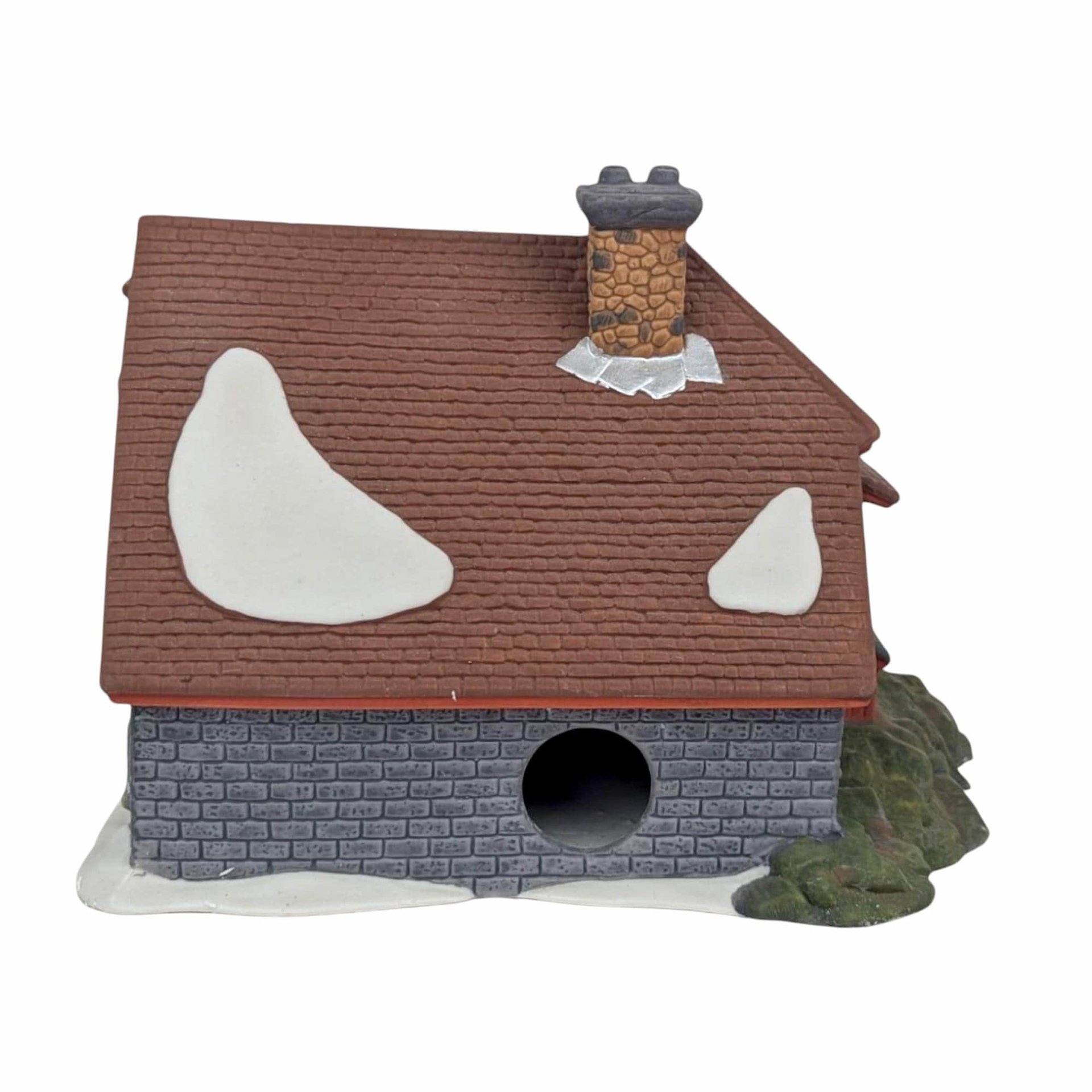 Vintage Dept 56 Bluebird Seed & Bulb Lighted Porcelain House - New England Village Christmas Display