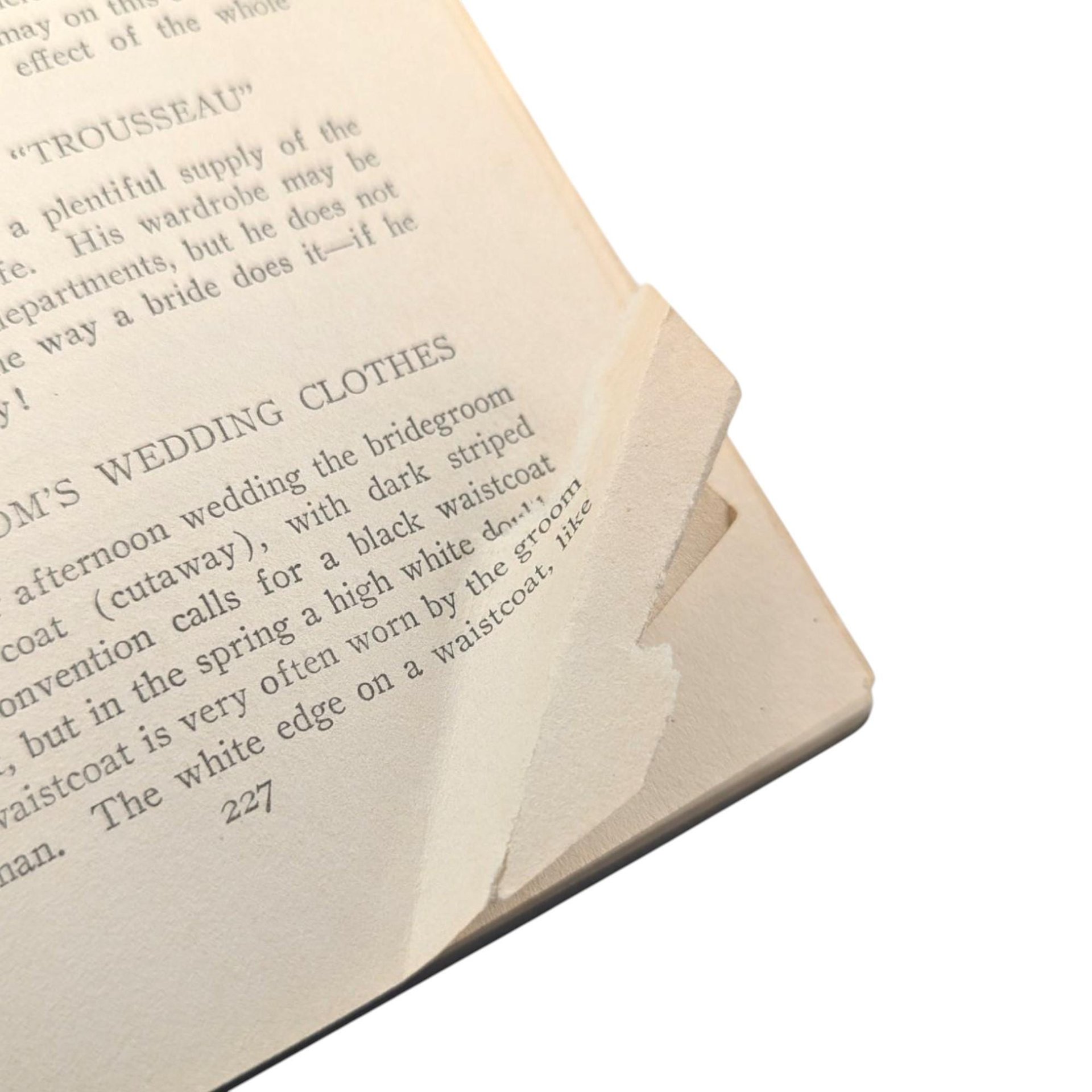 1923 Book of Good Manners: Roaring 20s Etiquette, Dark Academia Decor