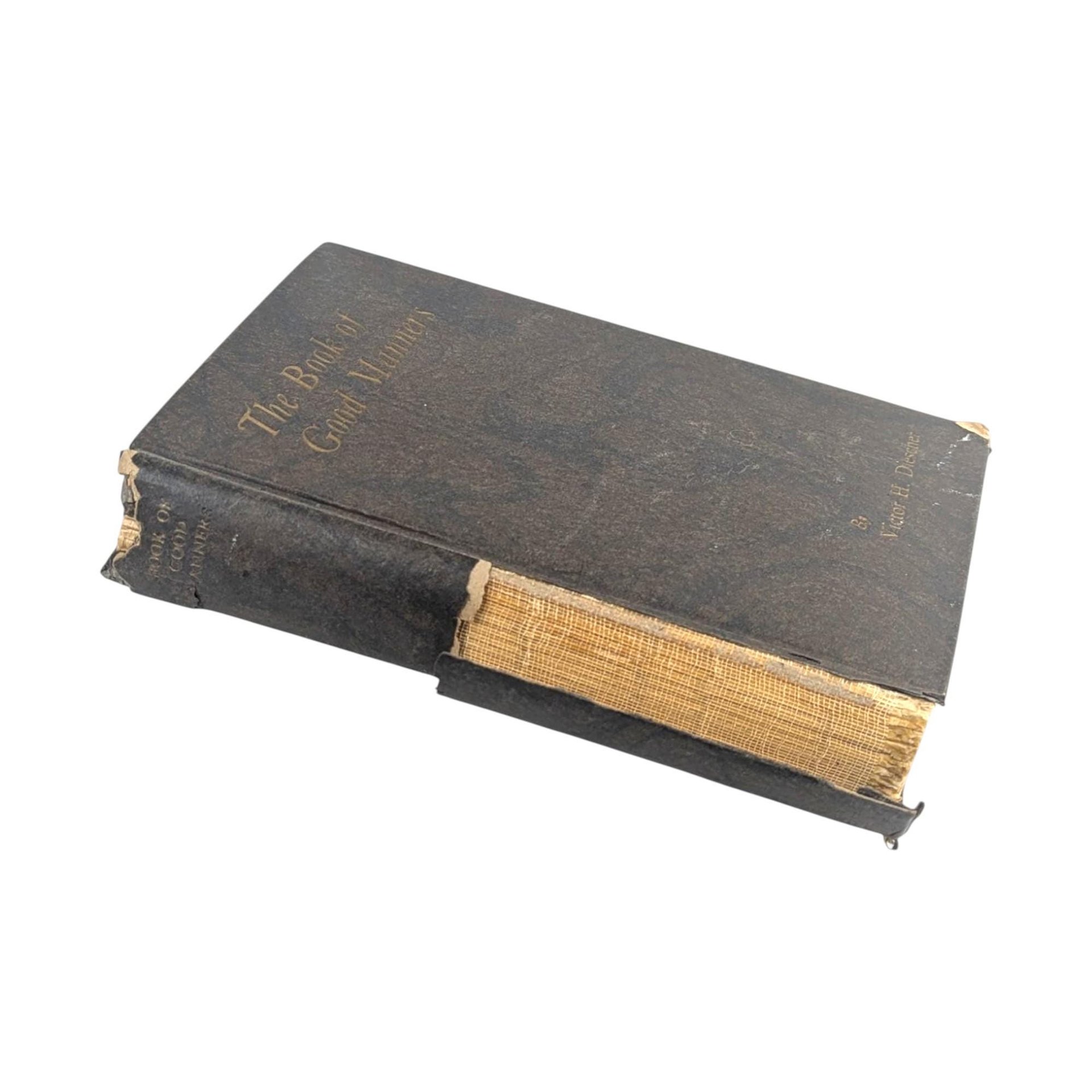 1923 Book of Good Manners: Roaring 20s Etiquette, Dark Academia Decor