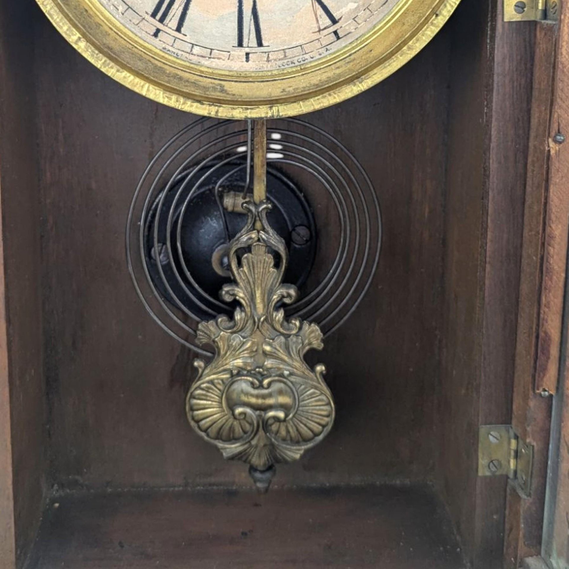 Antique Waterbury Gingerbread Clock: For Parts/Repair