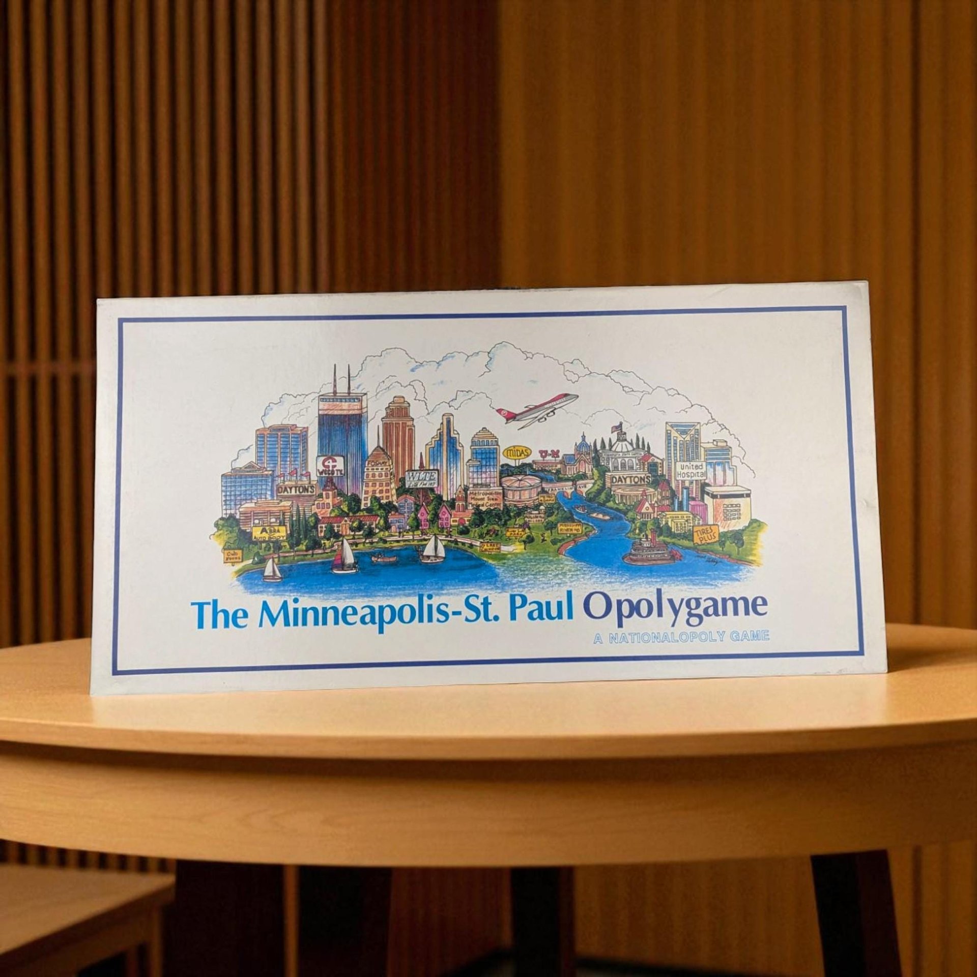 Vintage 1990 Mpls St Paul Opoly Game: Nationalopoly Twin Cities Edition