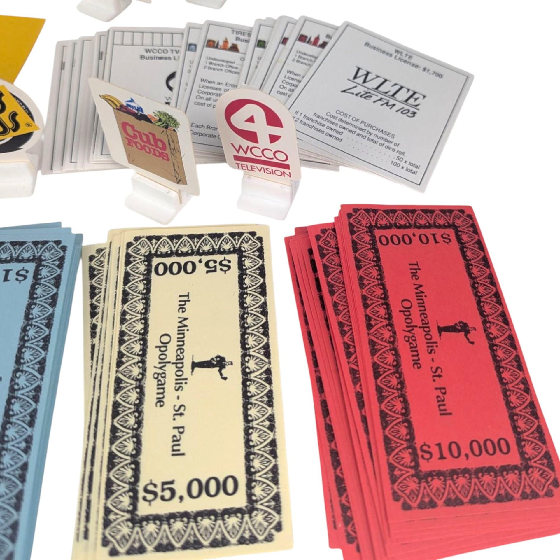 Vintage 1990 Mpls St Paul Opoly Game: Nationalopoly Twin Cities Edition