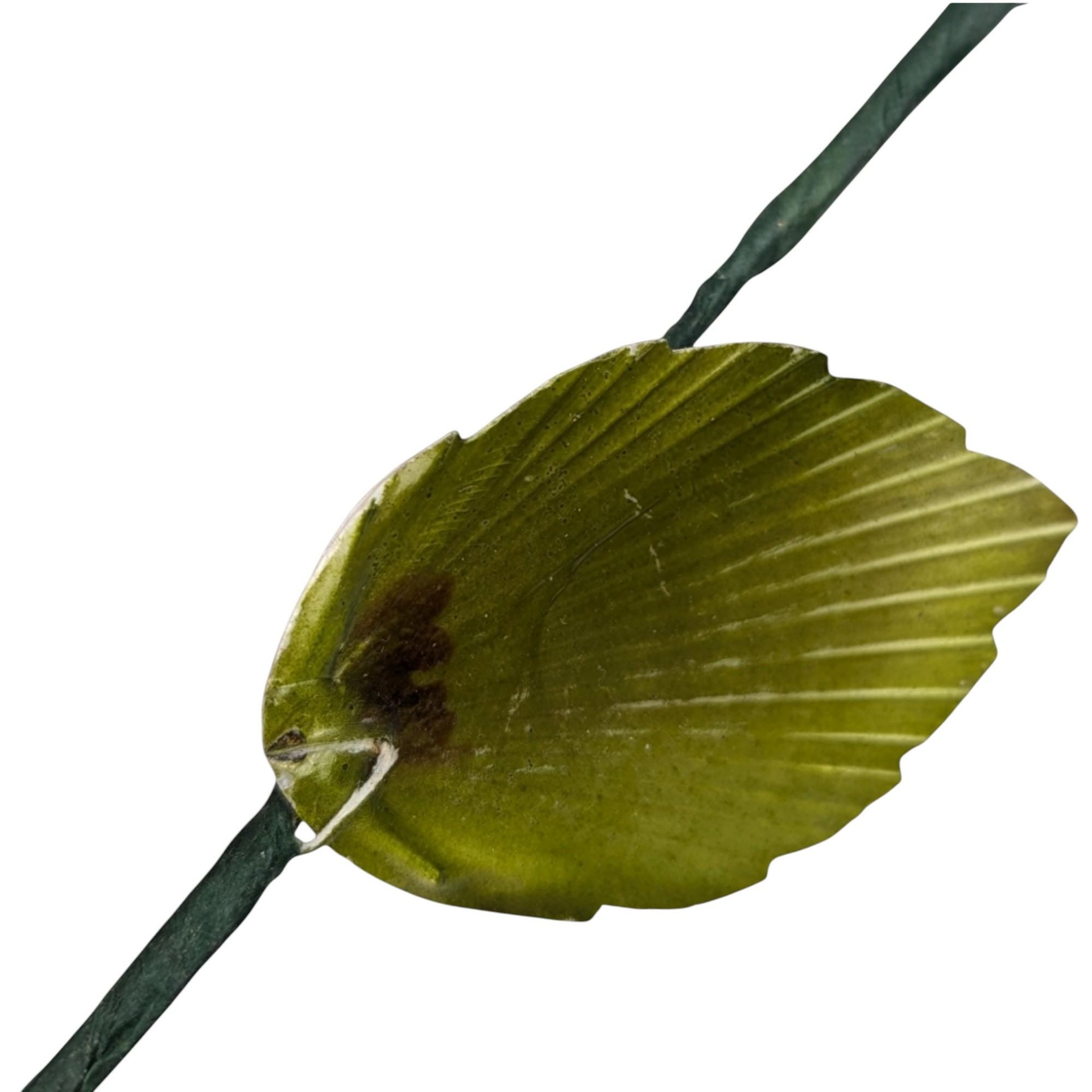 Vintage Glossy Artificial Rose Bunch - Mid Century Modern Faux Floral Decor