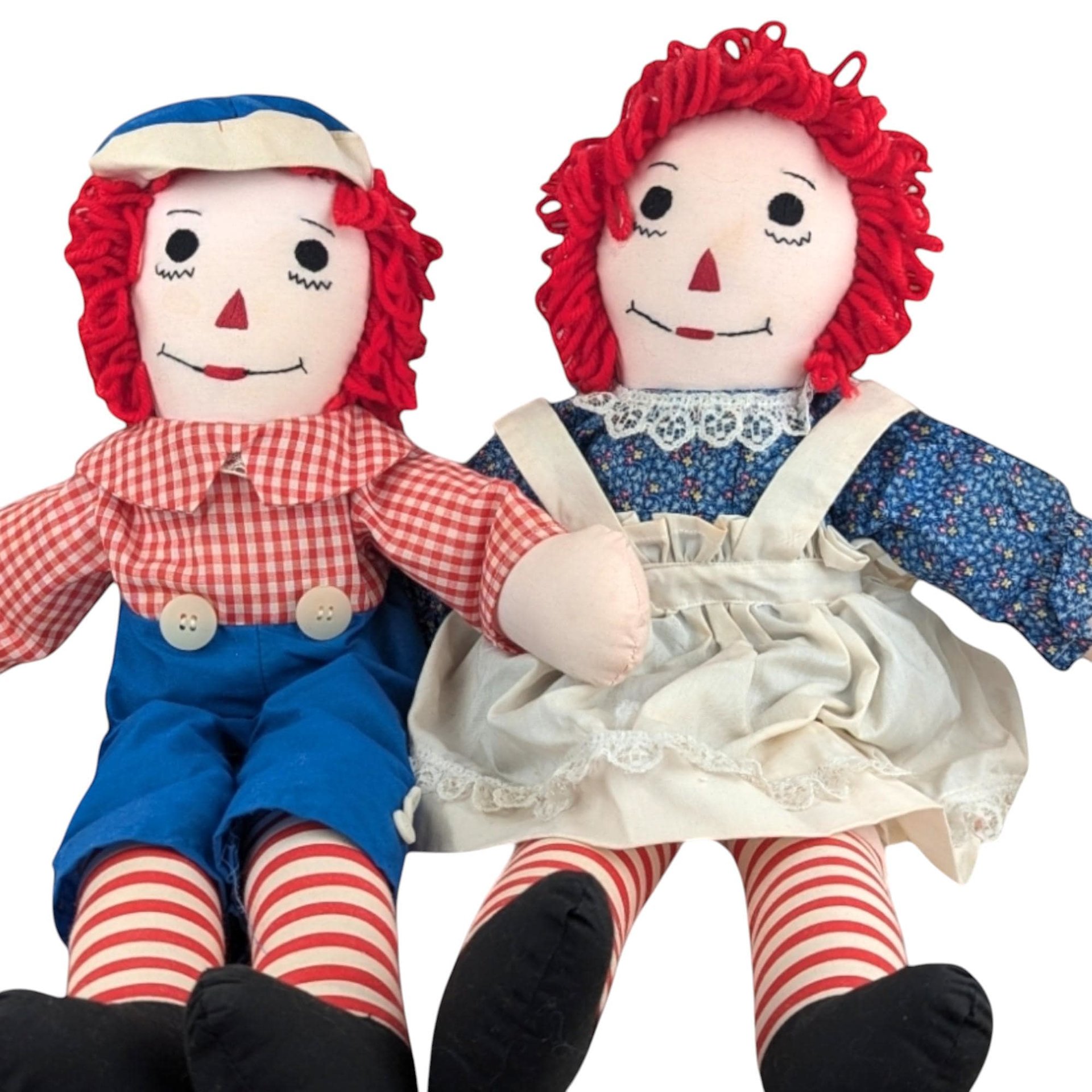 Vintage Raggedy Ann and Andy Dolls: 20" Collectible Classic Toys
