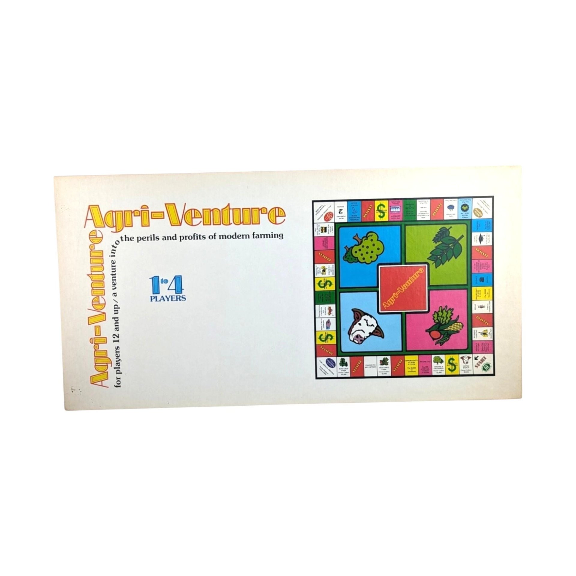 Vintage 1974 Agri-Venture Board Game: Complete Farming & Economics