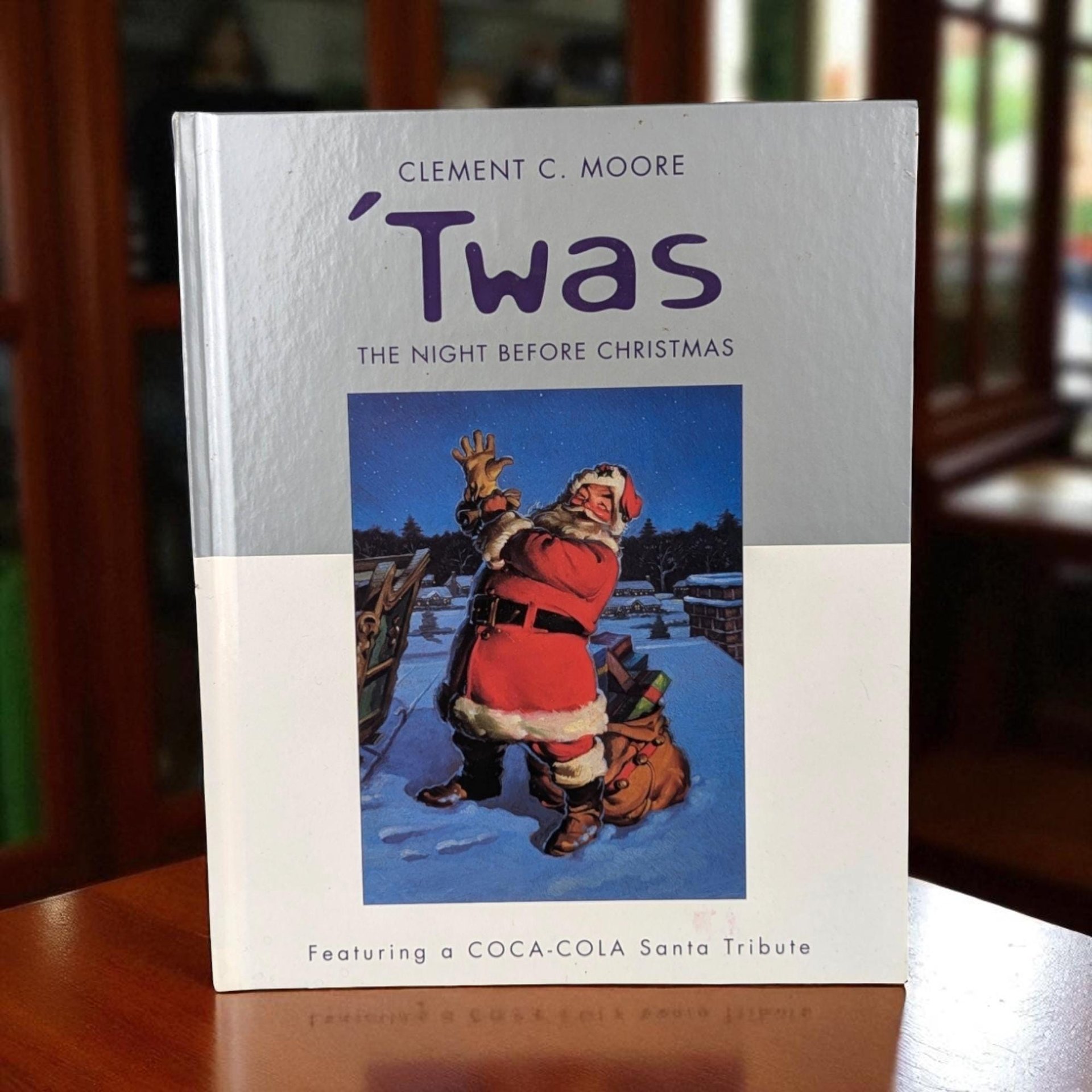 Coca-Cola Santa 'Twas the Night Before Christmas Book: 2001 Vintage Holiday Decor
