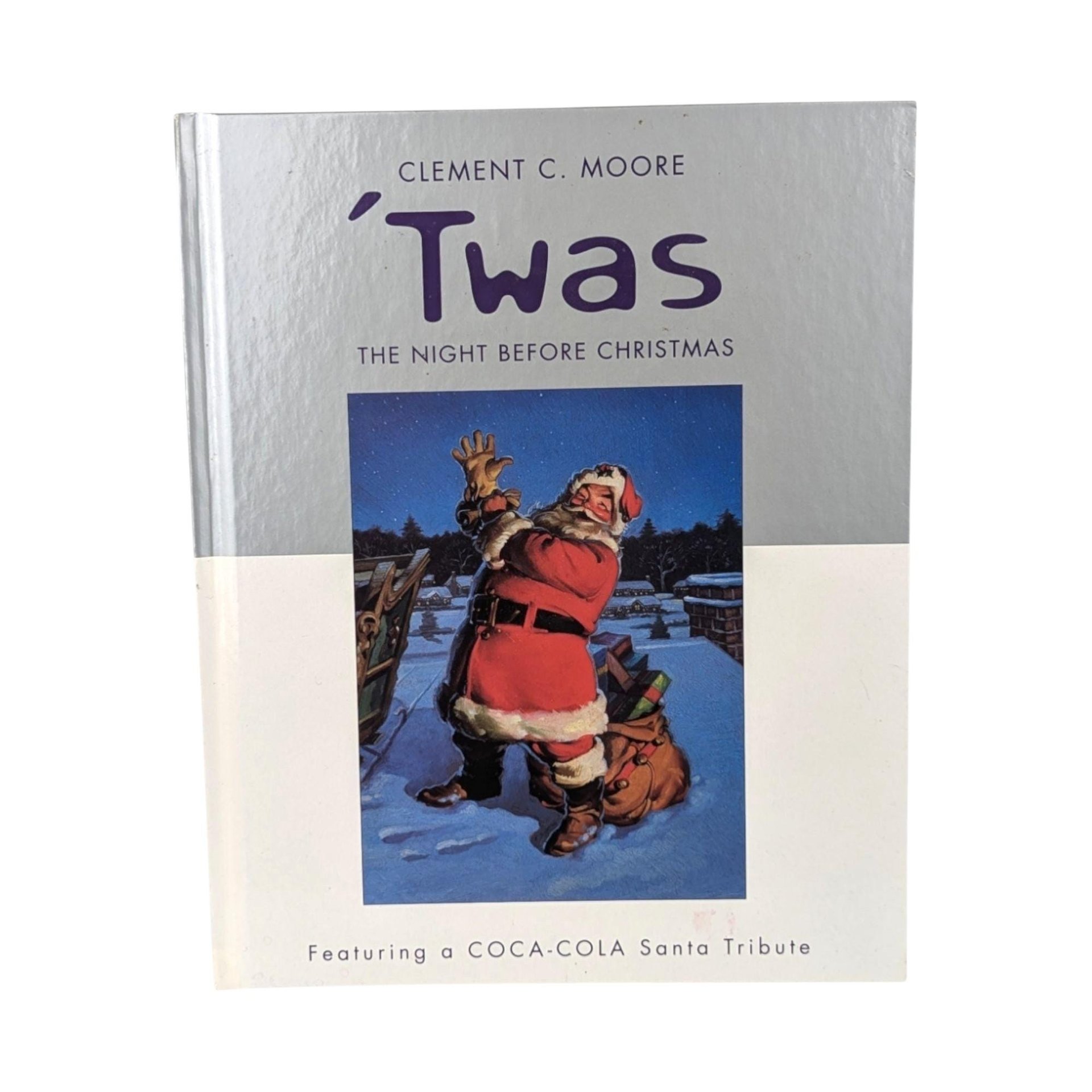 Coca-Cola Santa 'Twas the Night Before Christmas Book: 2001 Vintage Holiday Decor