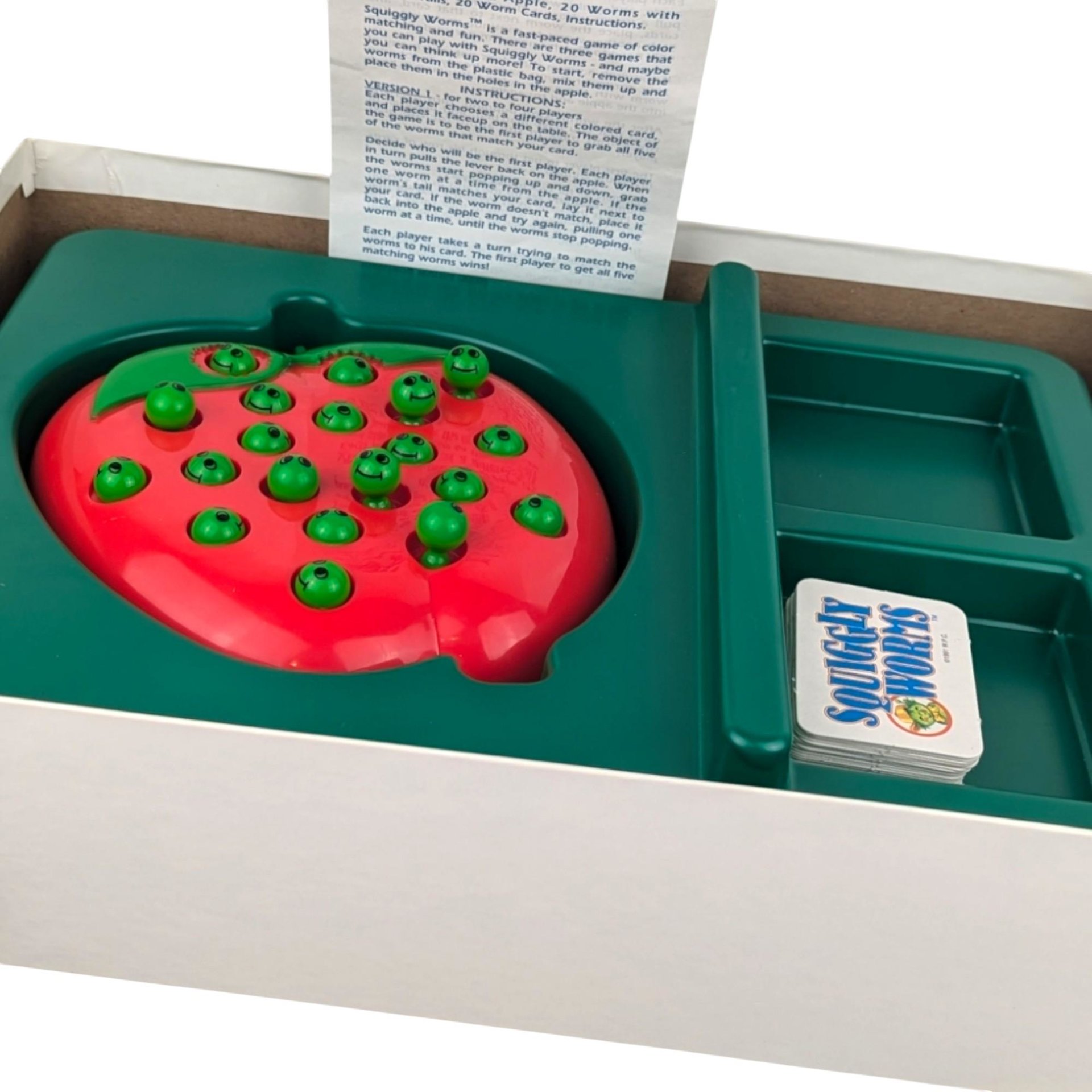 Vintage 1991 Squiggly Worms Game: Golden Complete Kids Board Game