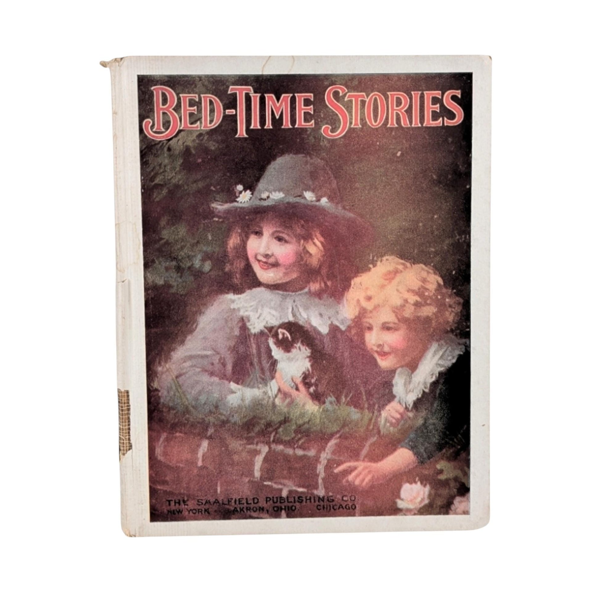 1914 Bed-Time Stories: Antique Illustrated Children's Book
