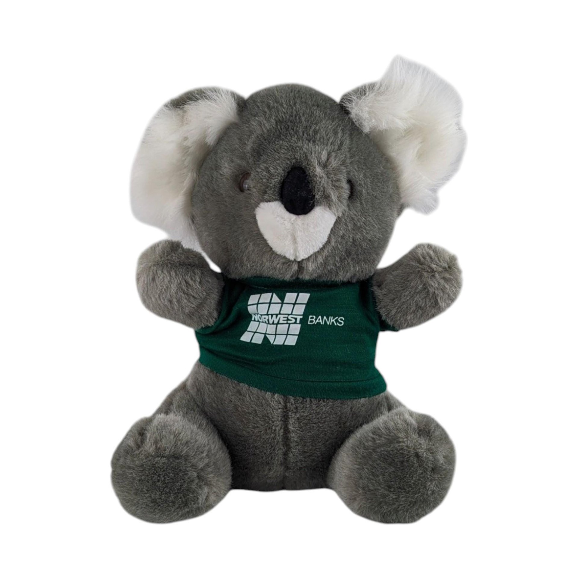 Vintage Advertising Plush Pair: Norwest Koala & Star Tribune Bear