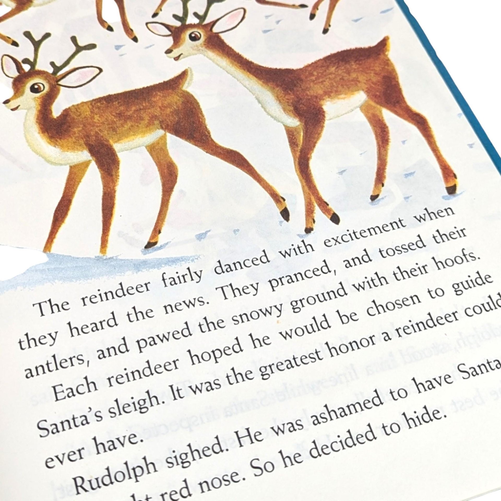 Vintage Rudolph Book: 1979 Hardcover, Illustrated by Richard Scarry