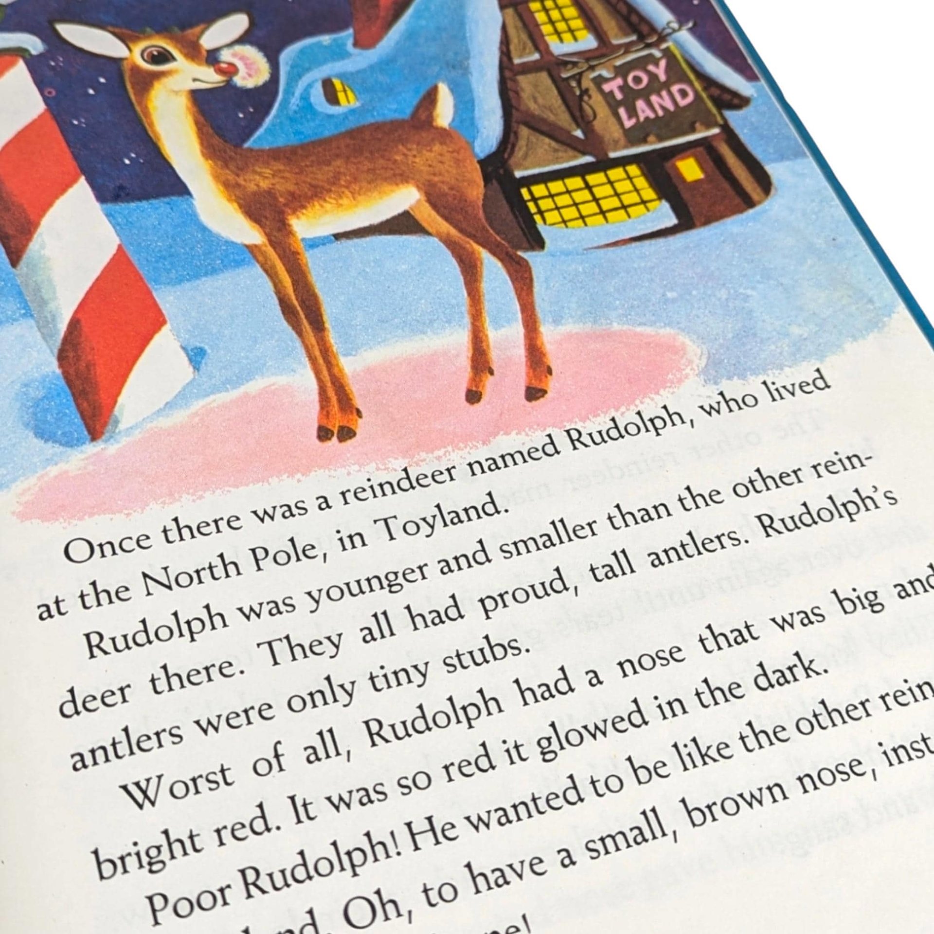Vintage Rudolph Book: 1979 Hardcover, Illustrated by Richard Scarry