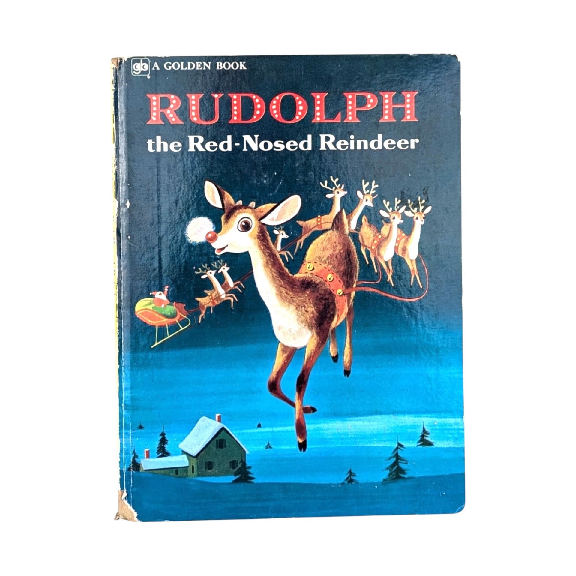 Vintage Rudolph Book: 1979 Hardcover, Illustrated by Richard Scarry