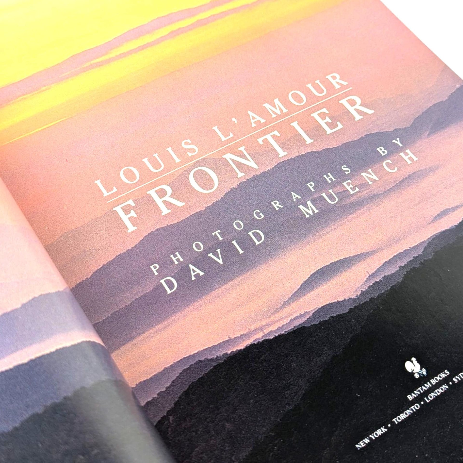 Vintage Louis L'Amour Frontier Book: David Muench Photographs, American West