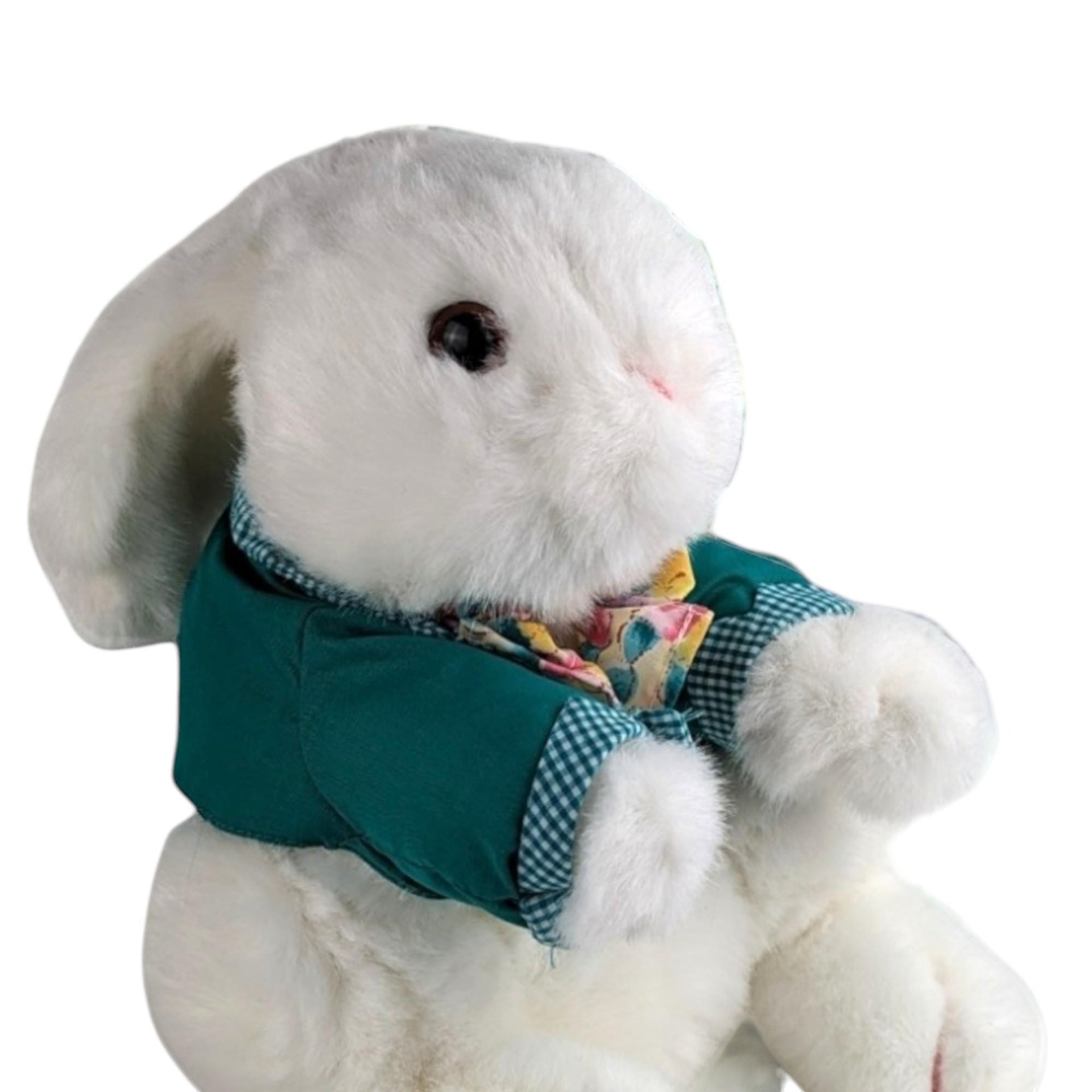 Vintage Dayton Hudson Bunny Plush: White Rabbit Stuffed Animal