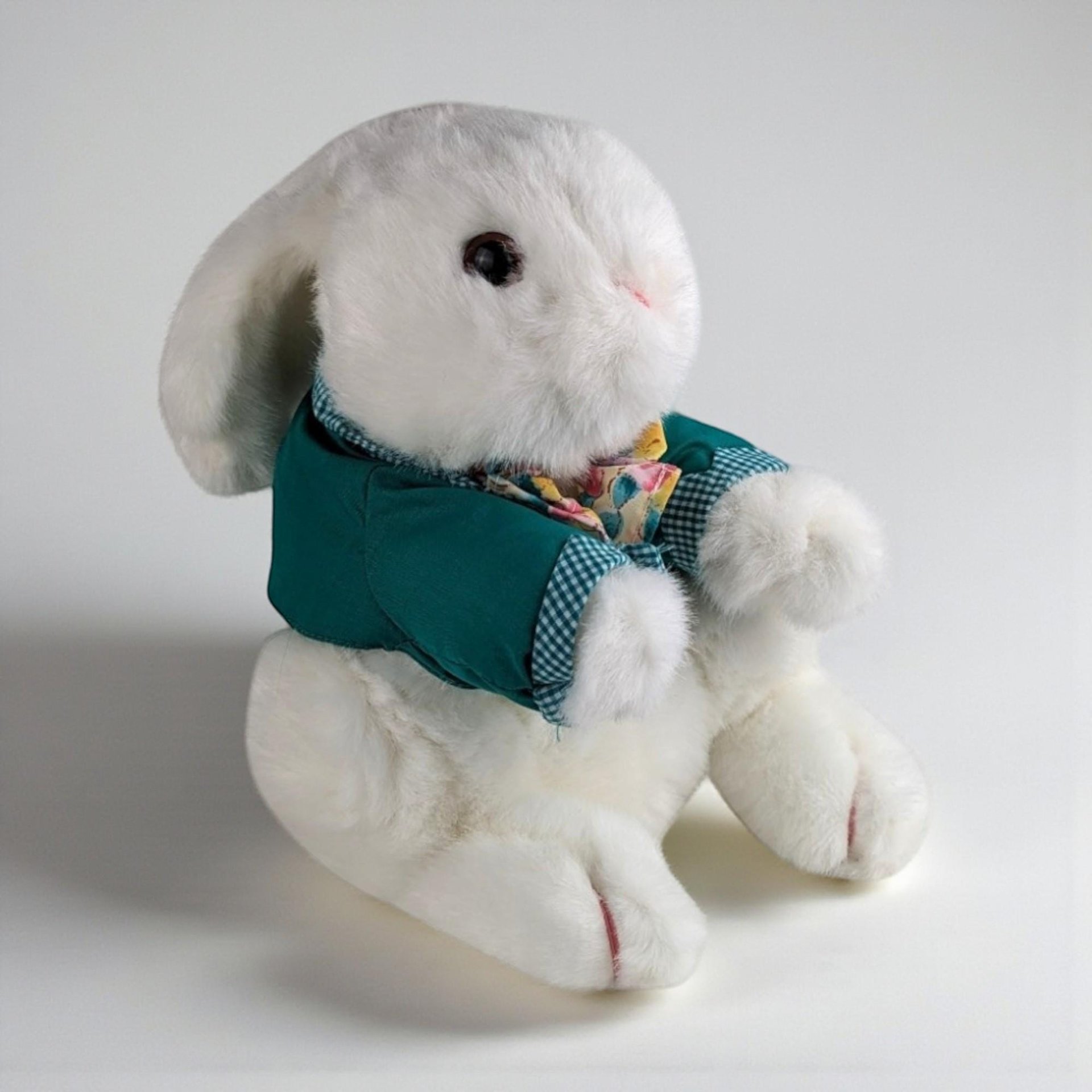 Vintage Dayton Hudson Bunny Plush: White Rabbit Stuffed Animal