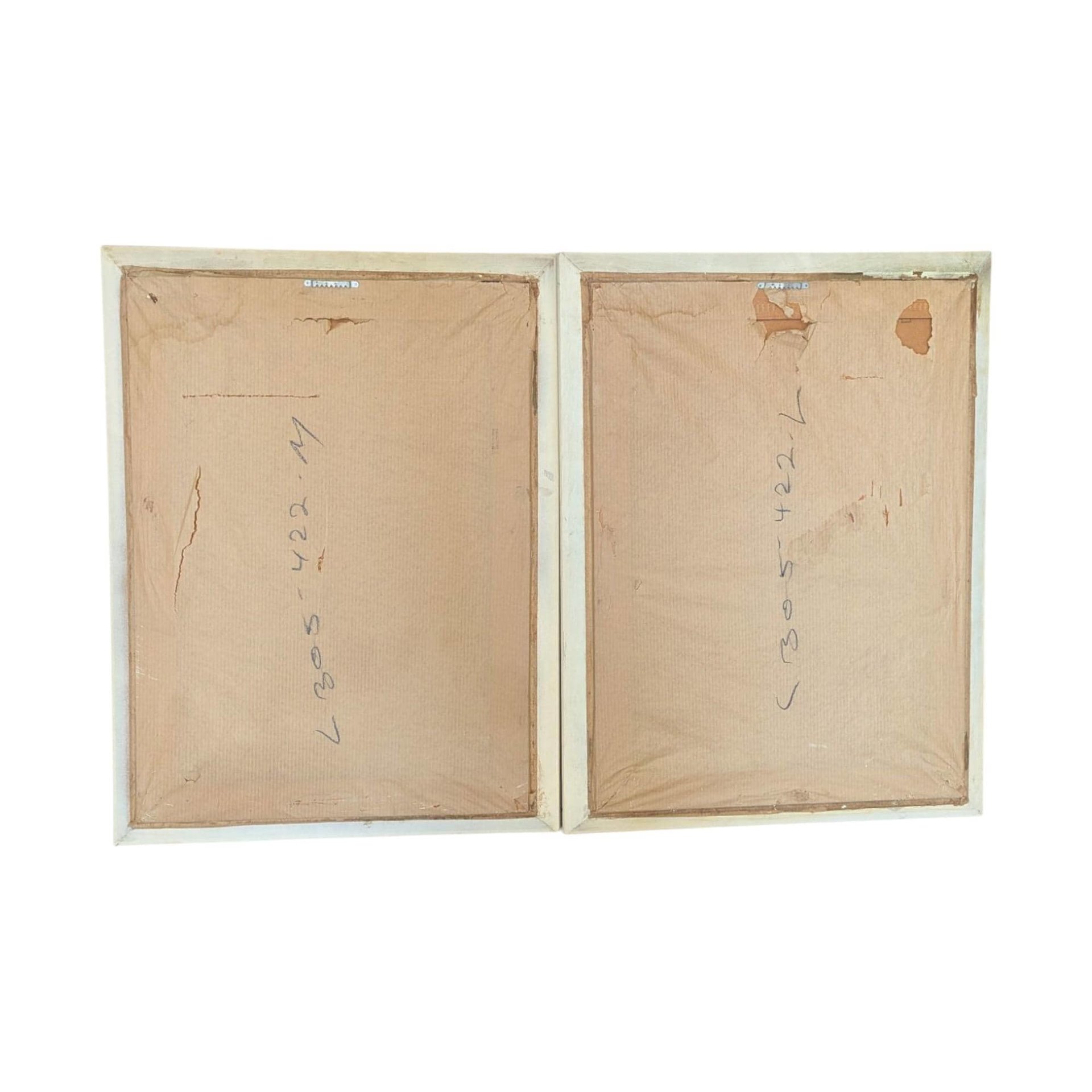 Vintage Ballerina Prints: Framed Ballet Wall Art - Pink & Blue