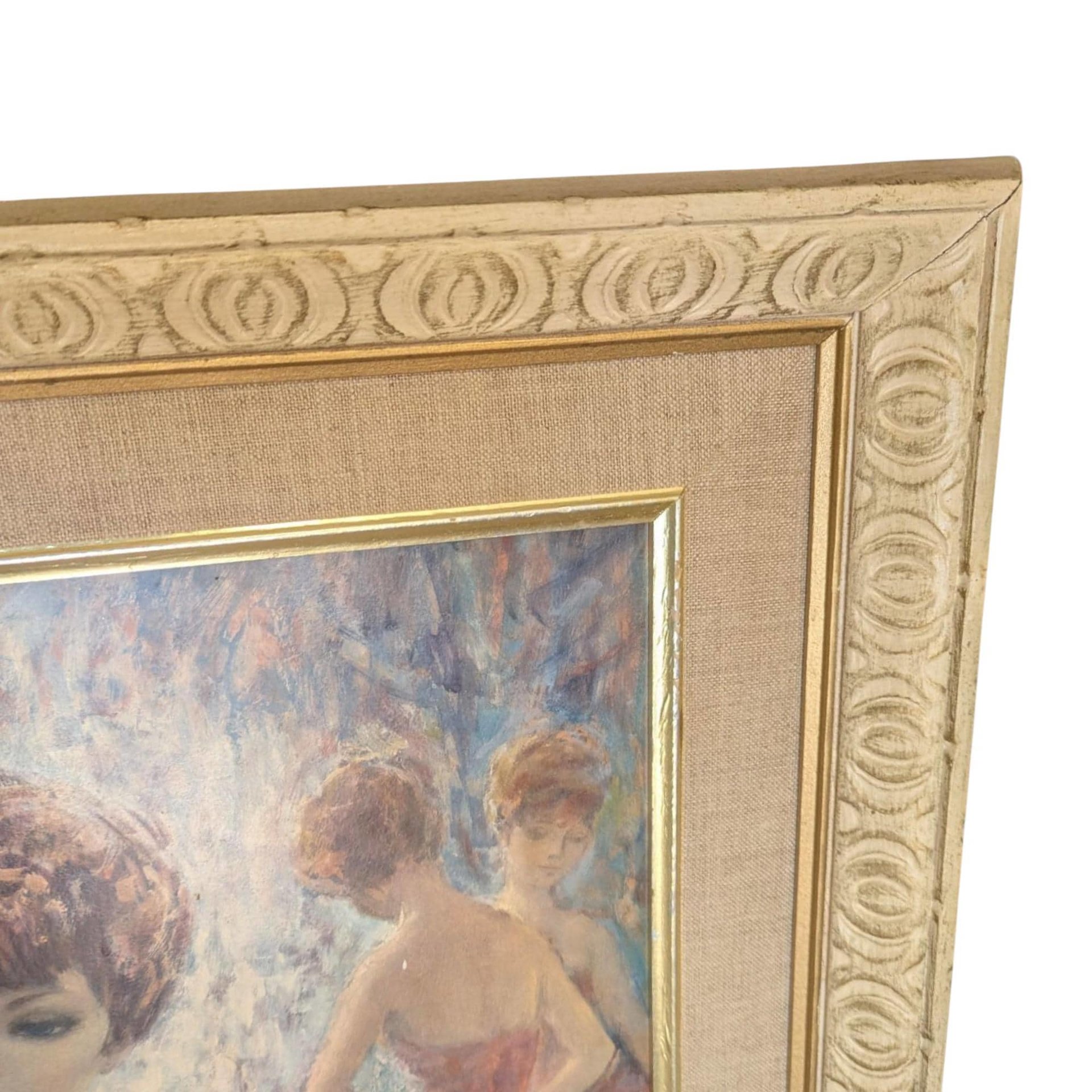 Vintage Ballerina Prints: Framed Ballet Wall Art - Pink & Blue