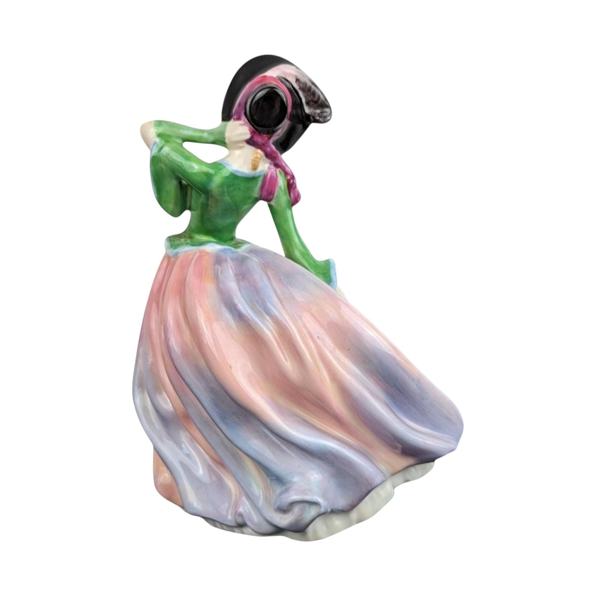 Vintage Royal Doulton Figurine: Autumn Breezes HN 1911 Porcelain Collectible