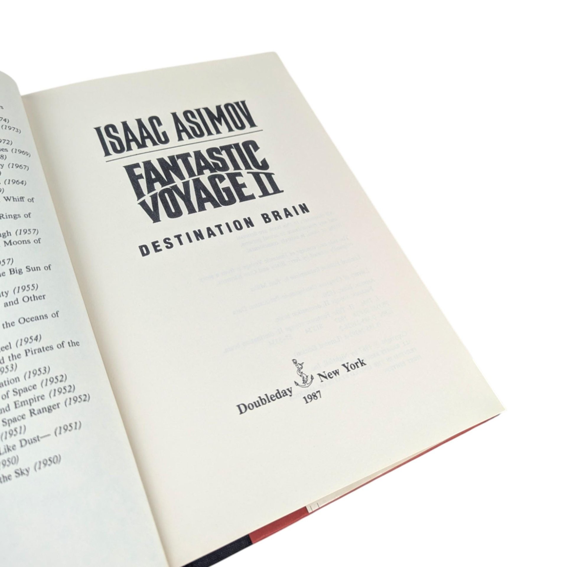 Vintage 1987 Fantastic Voyage II Hardcover: Isaac Asimov Sci-Fi Novel