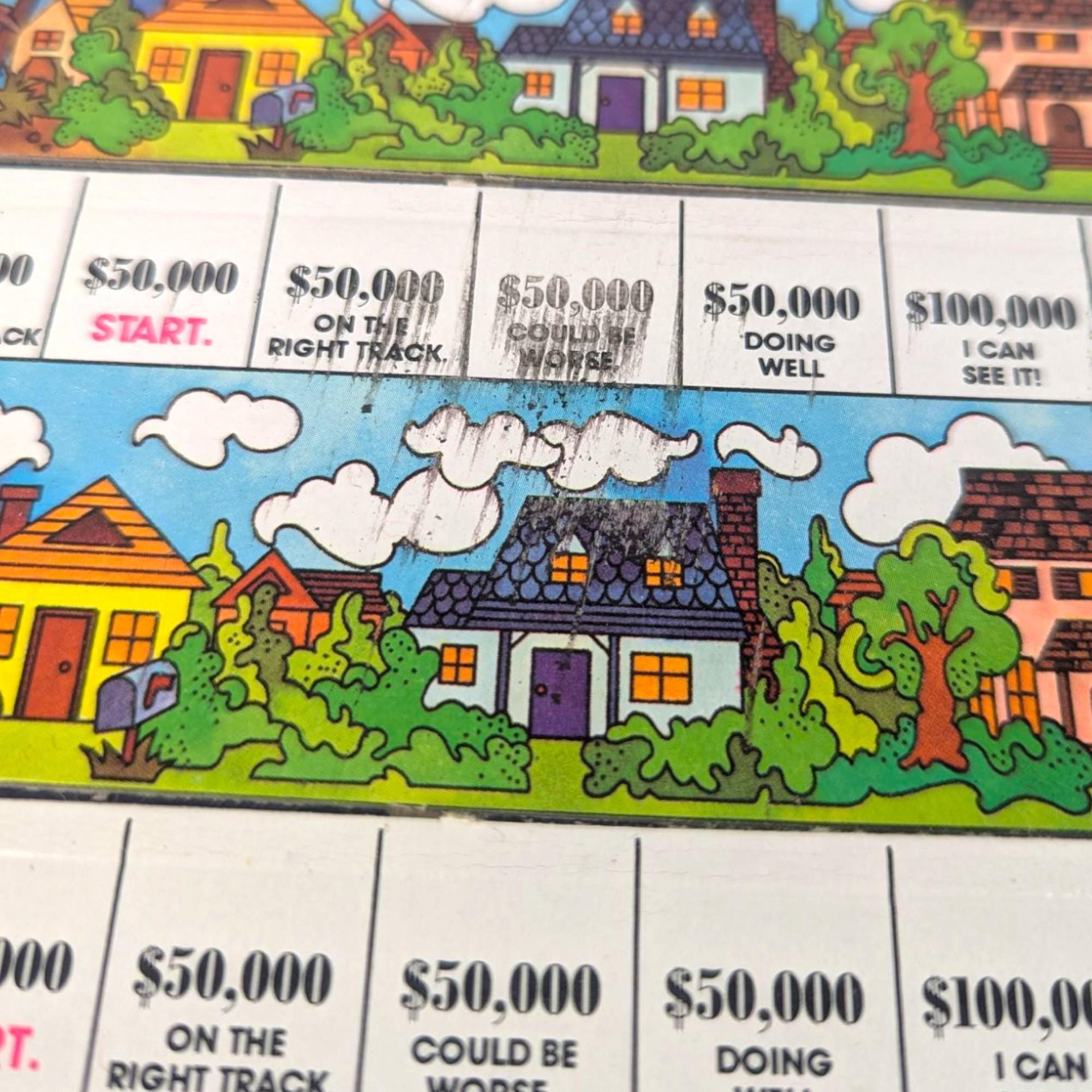 Vintage 1977 The Big Deal Board Game: 70s Family Game Night, INCOMPLETE