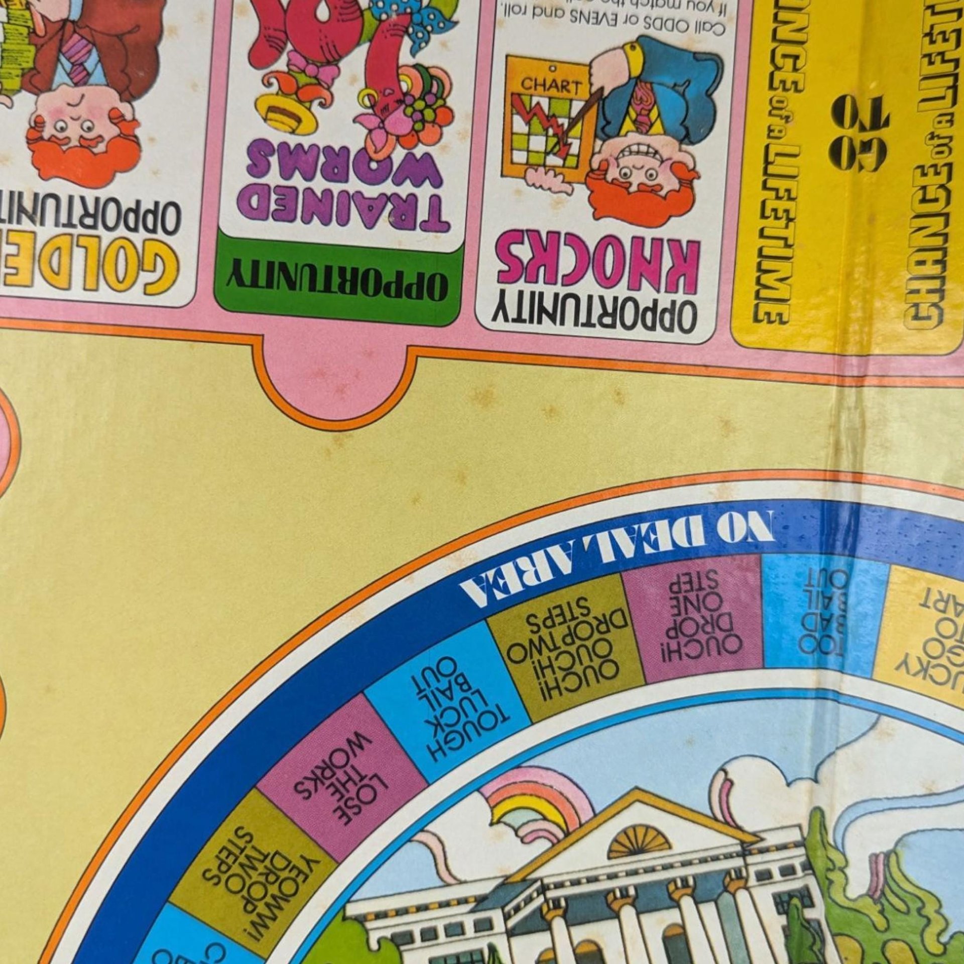 Vintage 1977 The Big Deal Board Game: 70s Family Game Night, INCOMPLETE