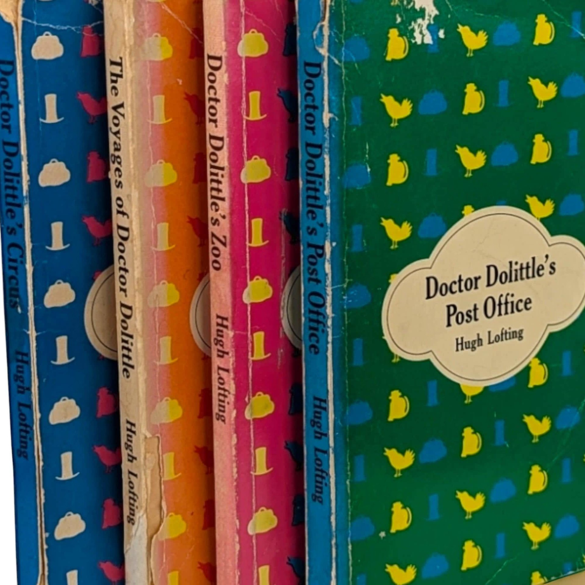 Vintage Doctor Dolittle Book Set: Children's Classics, Hugh Lofting