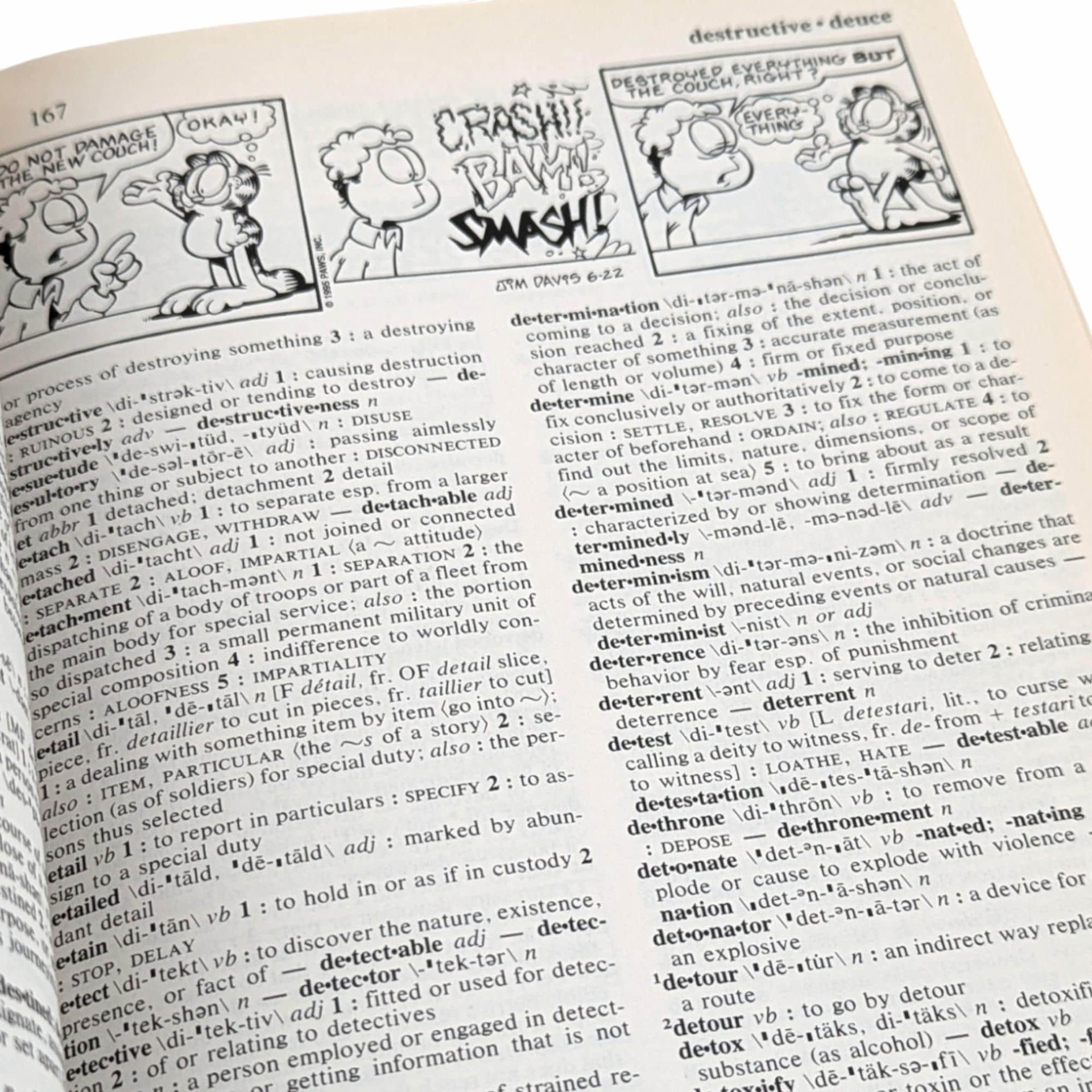 Garfield Children's Dictionary: 1999 Merriam-Webster Softcover Educational Book