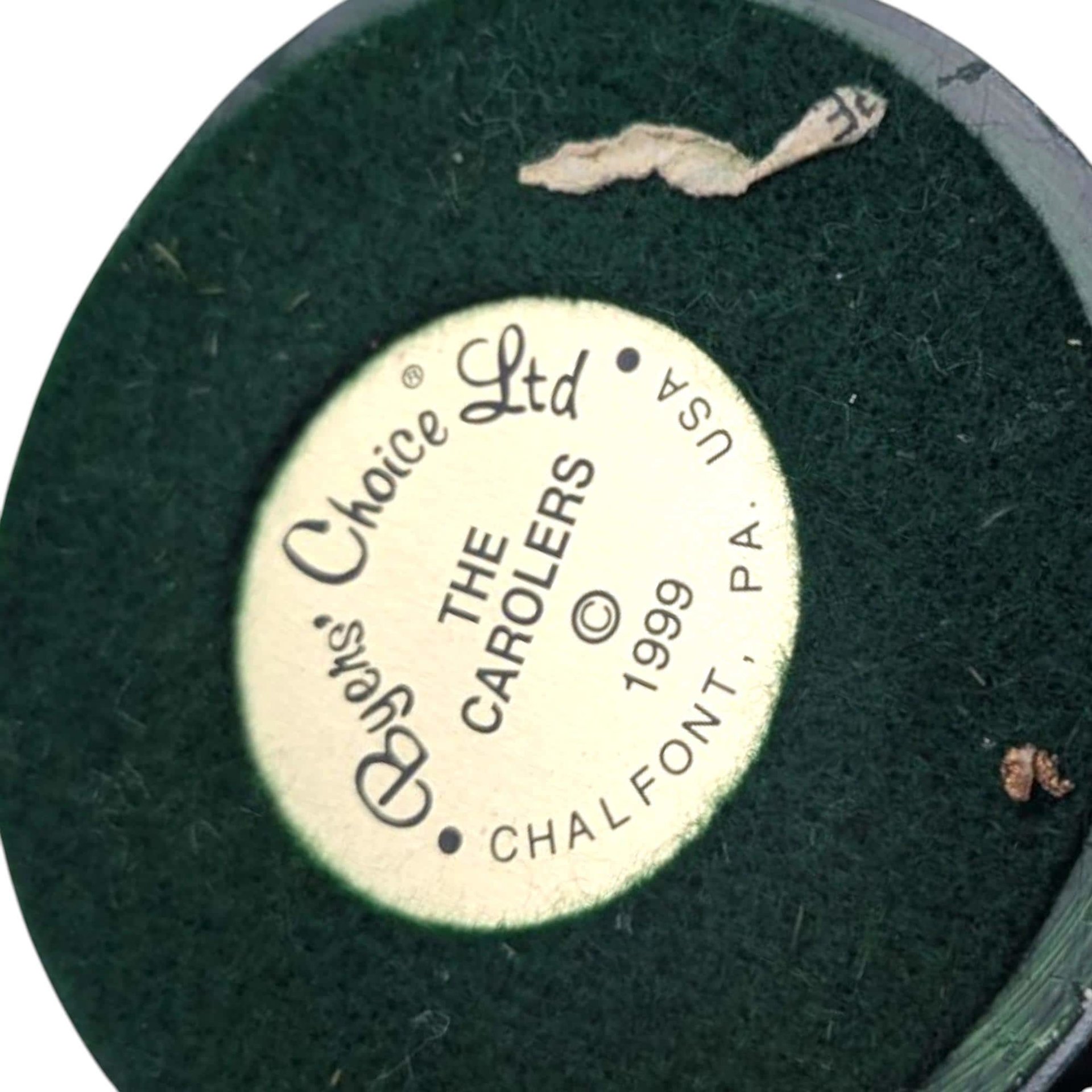 Vintage 1999 Byers' Choice Victorian Santa Figure: Holiday Mantel Decor