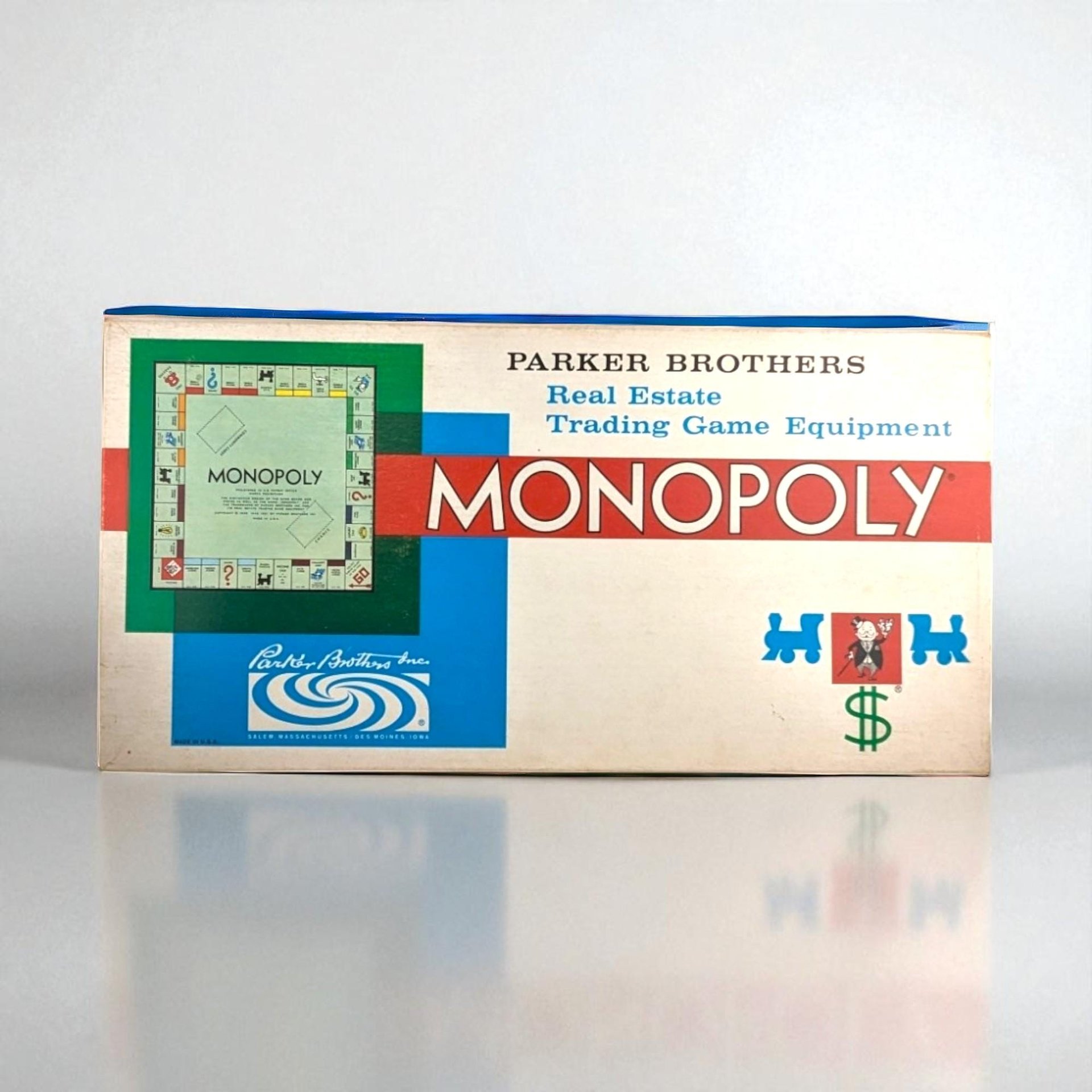 Vintage 1961 Monopoly Board Game: Complete Collectible Edition