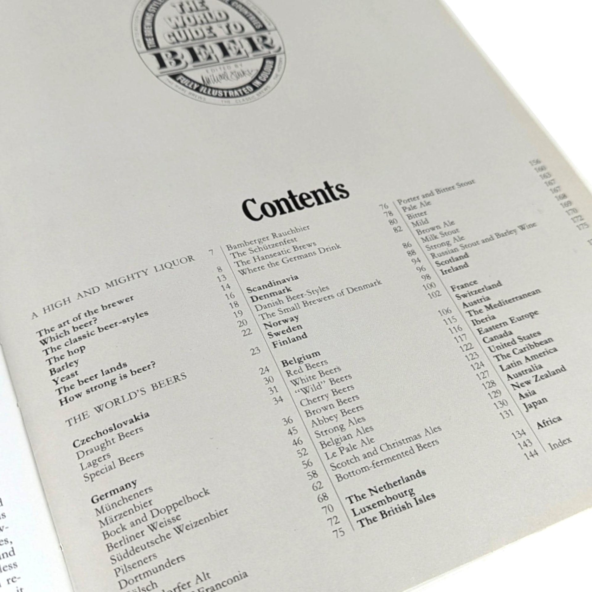 Vintage 1977 World Guide to Beer by Michael Jackson: Craft Beer History