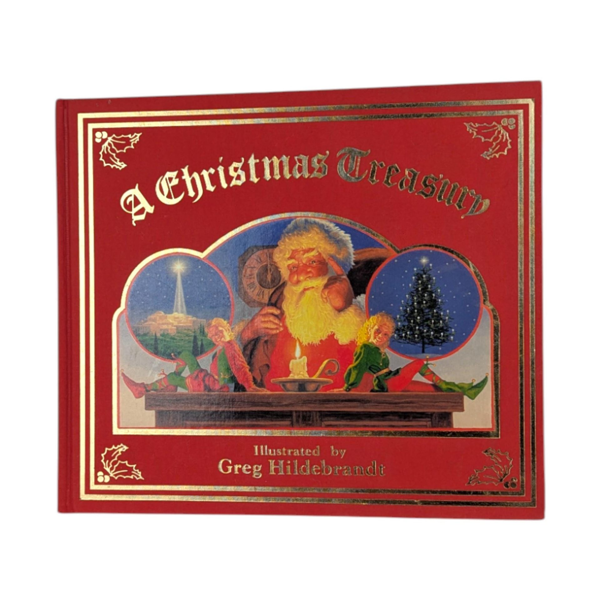 Vintage 1984 A Christmas Treasury Book: Greg Hildebrandt Illustrated Hardcover