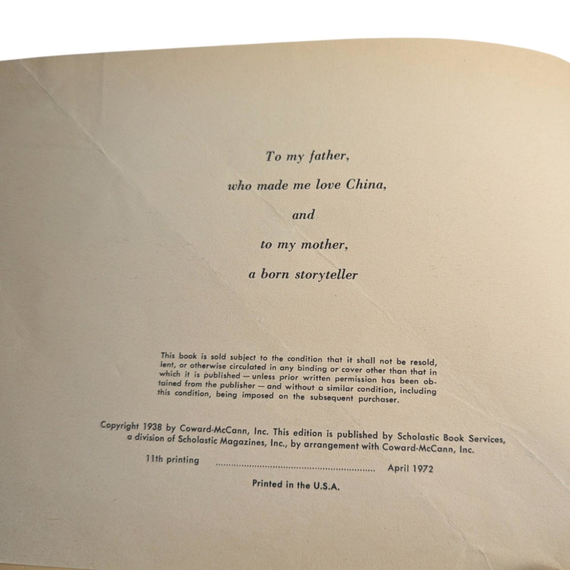 Vintage 1972 The Five Chinese Brothers: Claire Huchet Bishop Softcover Book