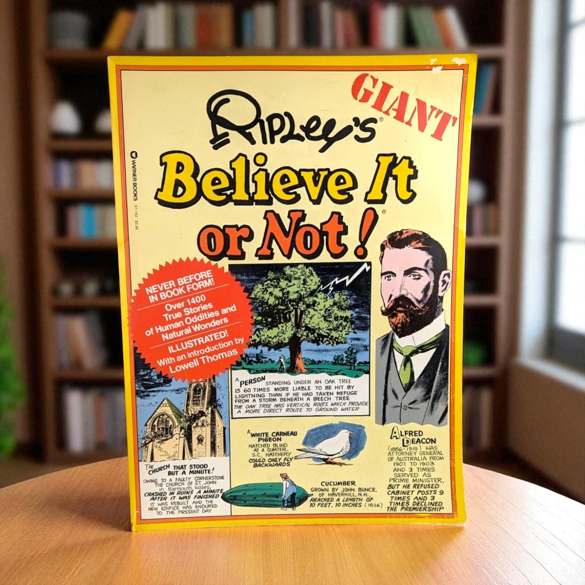 Vintage 1976 Ripley's Believe It Or Not! Book: Illustrated Oddities & Wonders