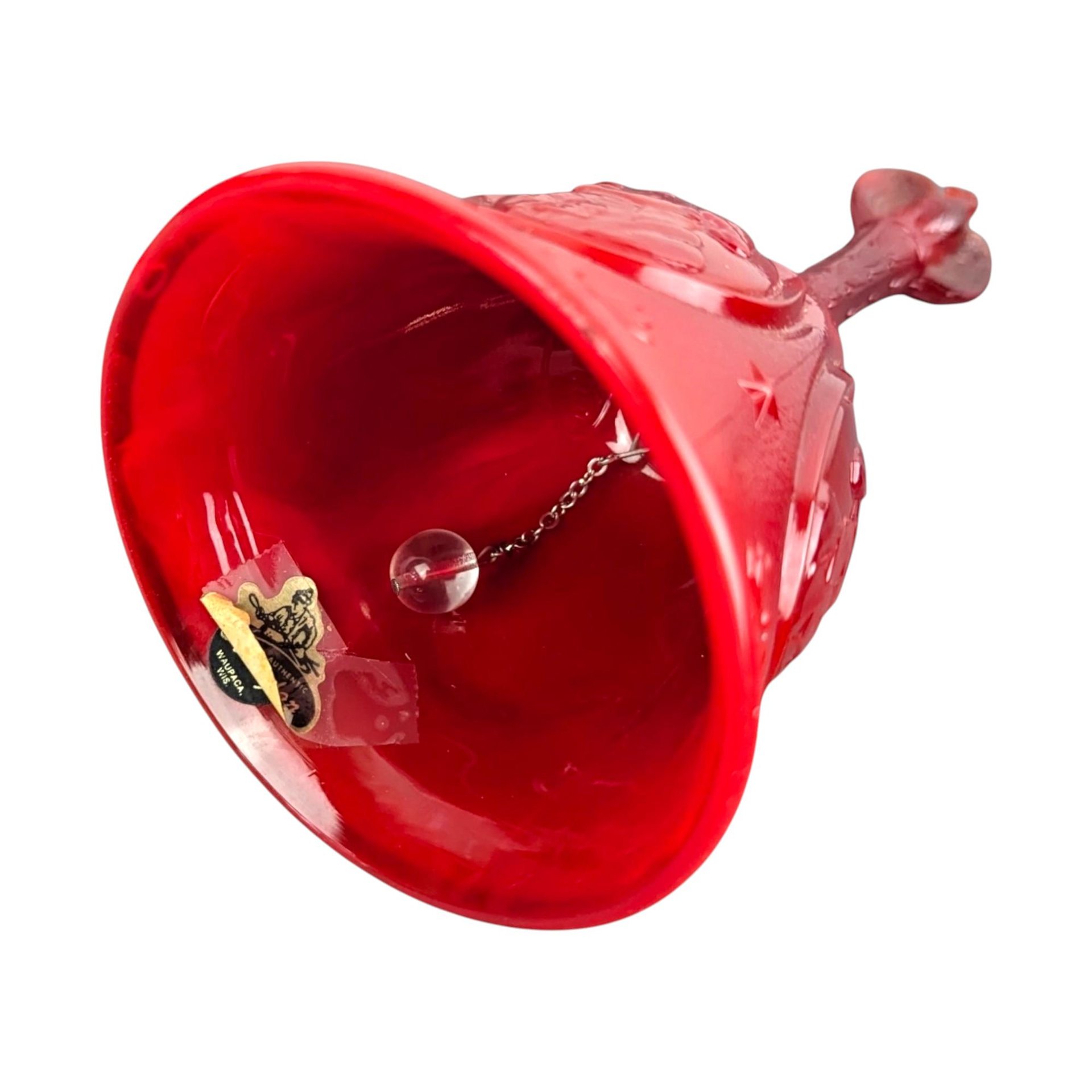 Vintage Fenton Art Glass Bicentennial Bell: 1976 USA Commemorative