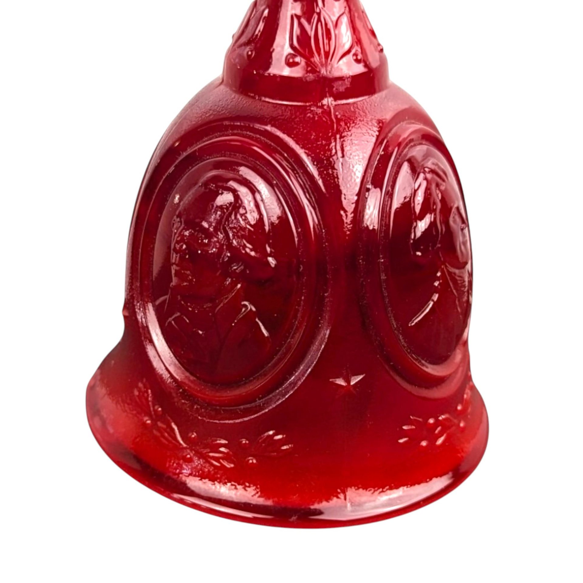 Vintage Fenton Art Glass Bicentennial Bell: 1976 USA Commemorative