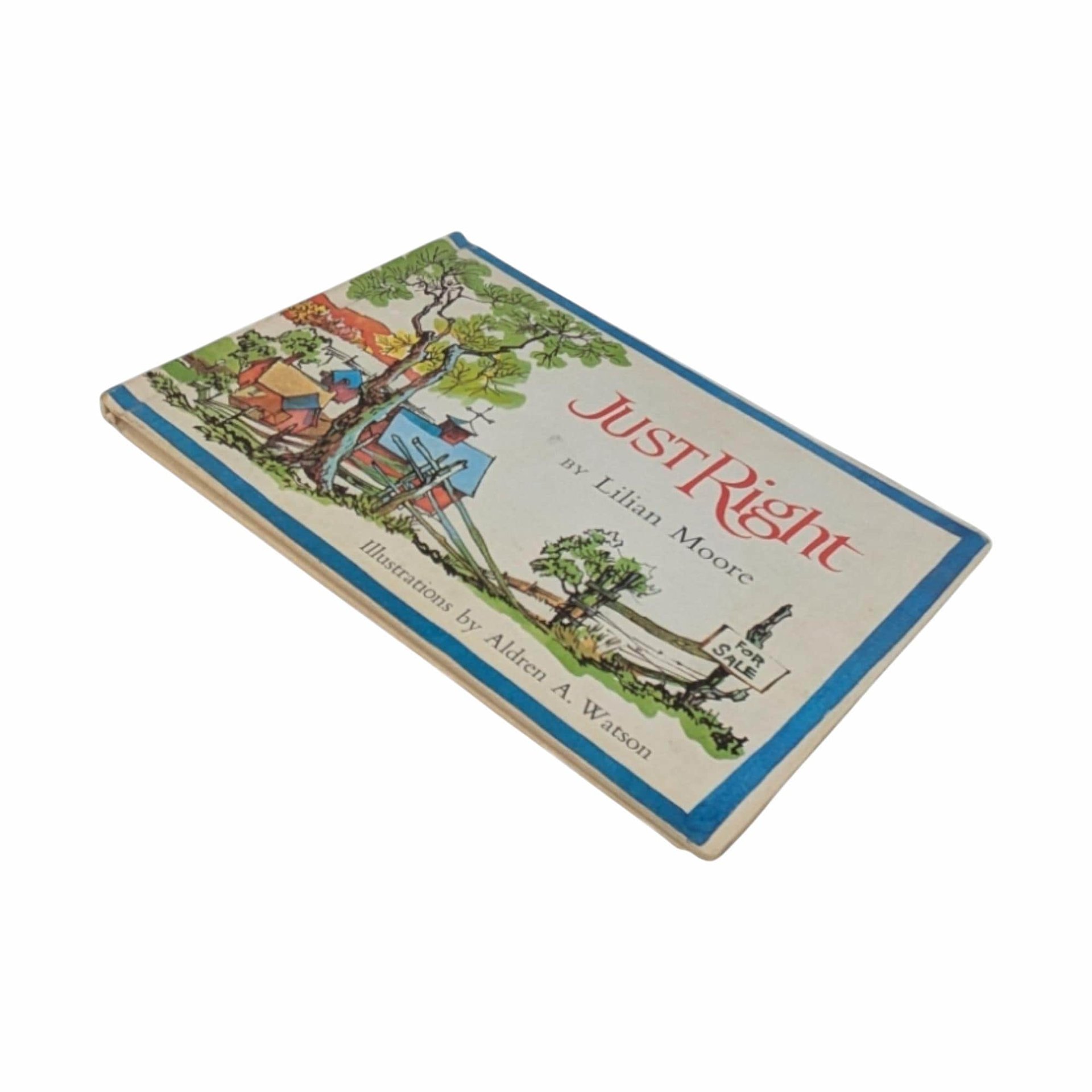 Vintage 1968 Children's Book: Just Right by Lilian Moore, Illustrated
