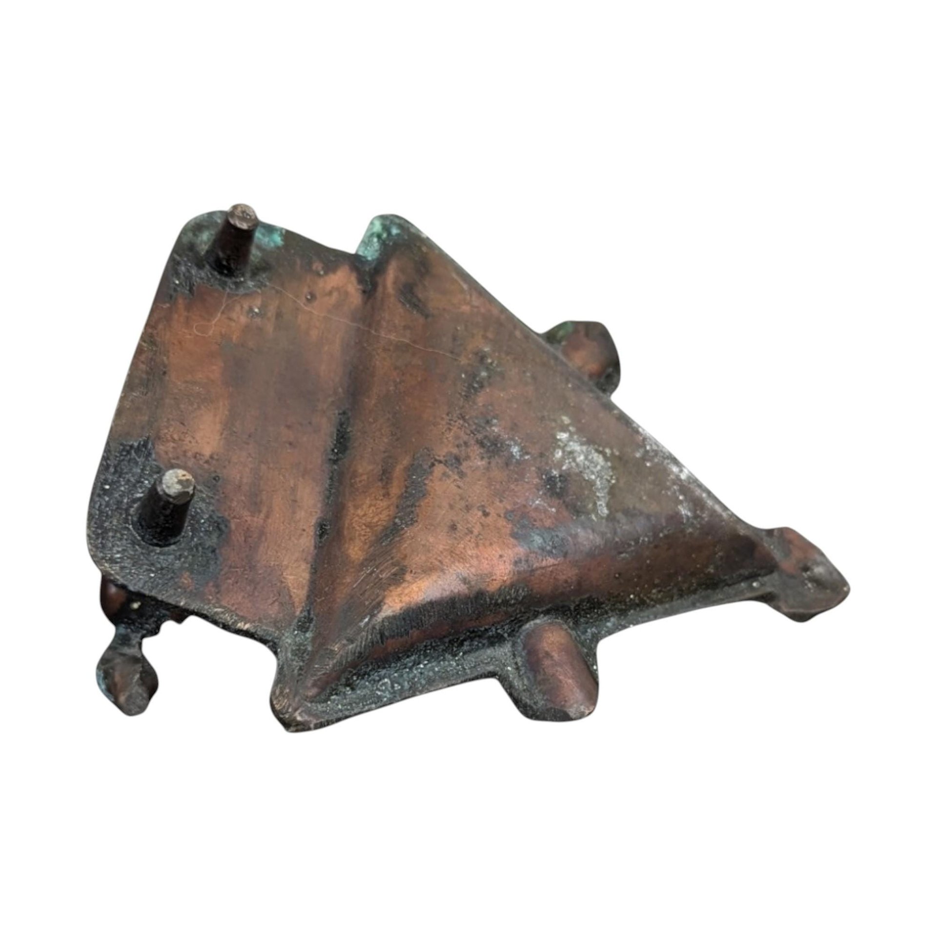 Vintage Bronze Horse Ashtray: Equestrian Western Decor