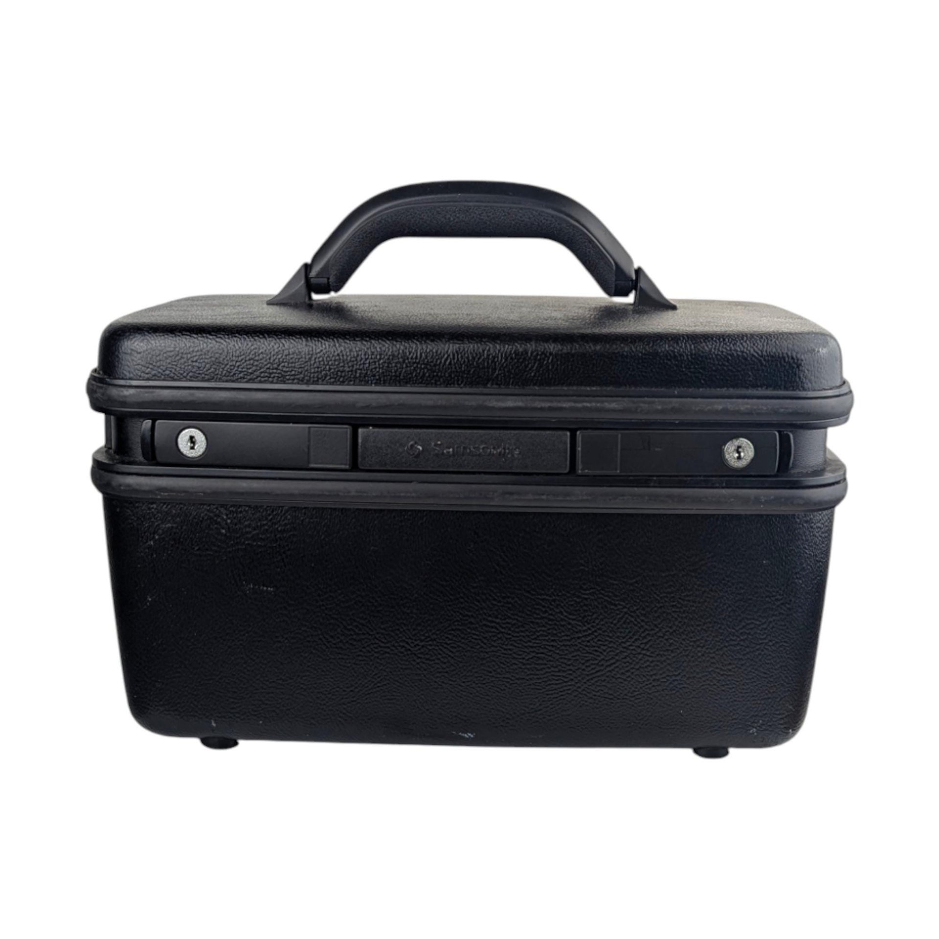 Vintage 1987 Silhouette 4 Train Case: Samsonite Hard Shell Luggage