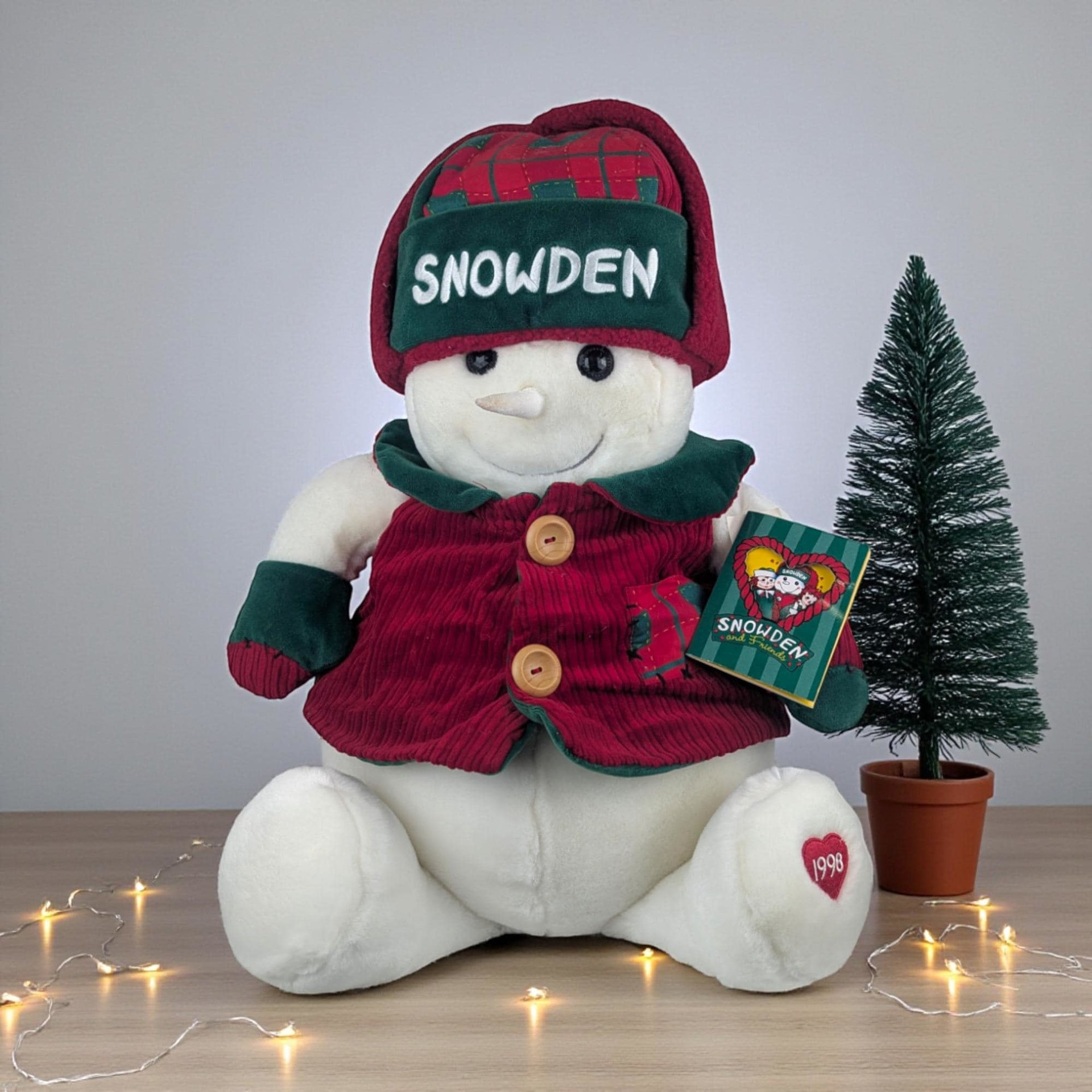 Vintage Christmas Bear Plush: Your Choice of Collectible Department Store Bears