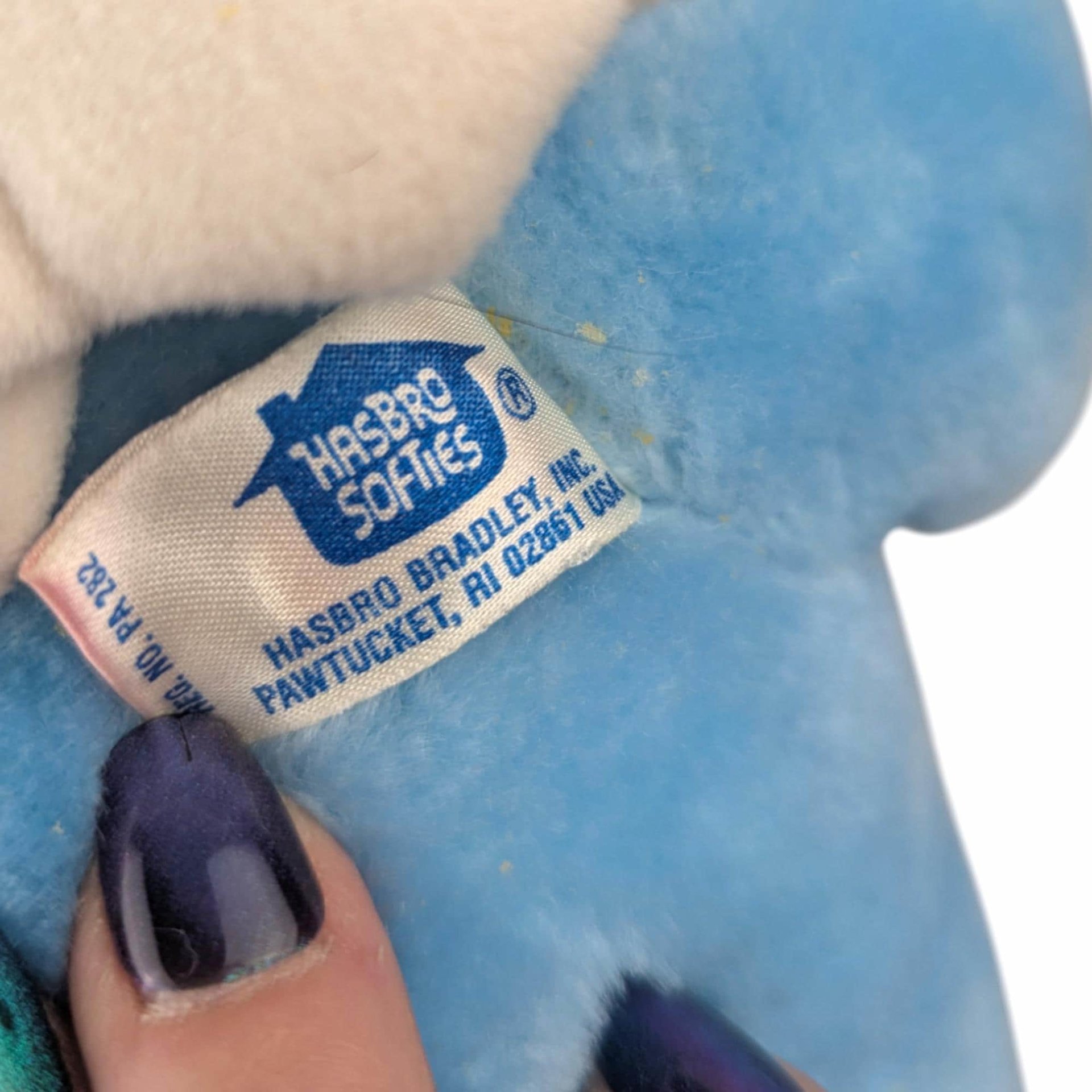 Vintage 1984 Wuzzles Plush: Hasbro Softies Hoppopotamus Toy